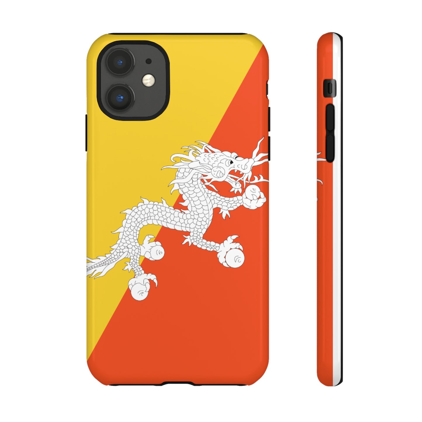 Bhutan Flag Phone Case | iPhone 15 Plus/ Pro, 14, 13, 12| Google Pixel 7, Pro, 5| Samsung Galaxy S23 All Major Phone Models