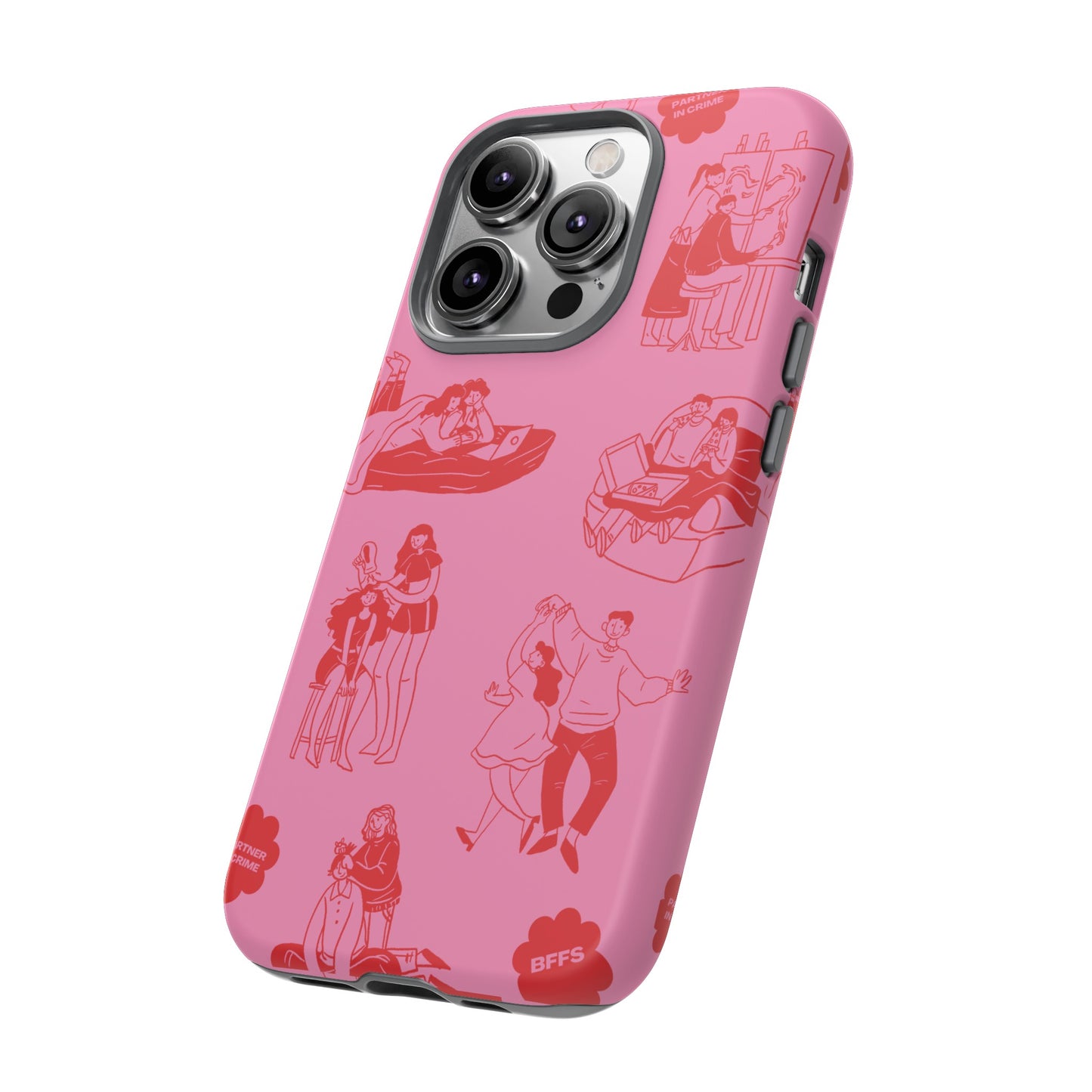 Pink Valentine's Day Wallpaper Phone Case | iPhone 15 Plus/ Pro, 14, 13, 12| Google Pixel 7, Pro, 5| Samsung Galaxy S23 All Major Phone Models