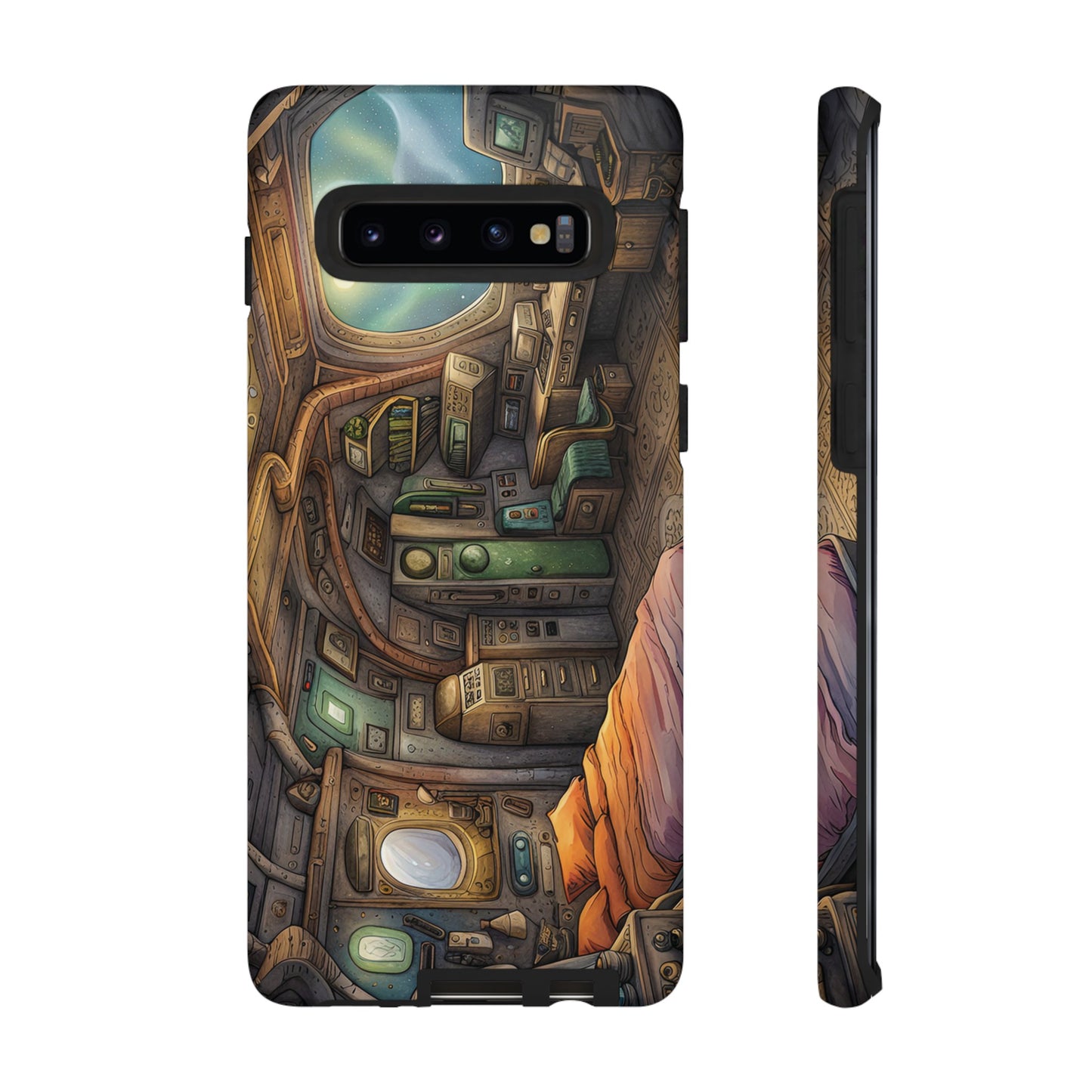 Cosy Spaceship Wallpaper Phone Case | iPhone 15 Plus/ Pro, 14, 13, 12| Google Pixel 7, Pro, 5| Samsung Galaxy S23 All Major Phone Models