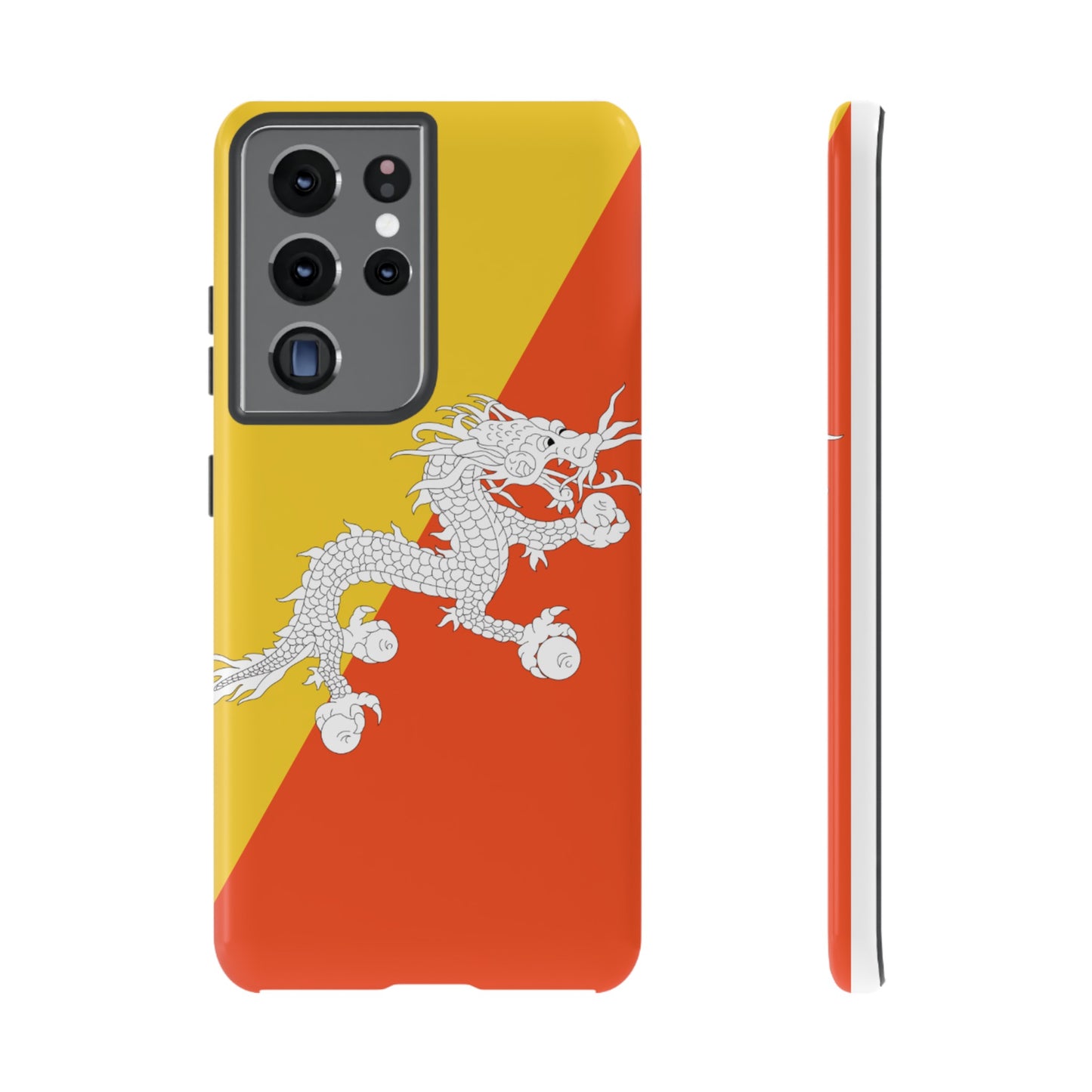 Bhutan Flag Phone Case | iPhone 15 Plus/ Pro, 14, 13, 12| Google Pixel 7, Pro, 5| Samsung Galaxy S23 All Major Phone Models