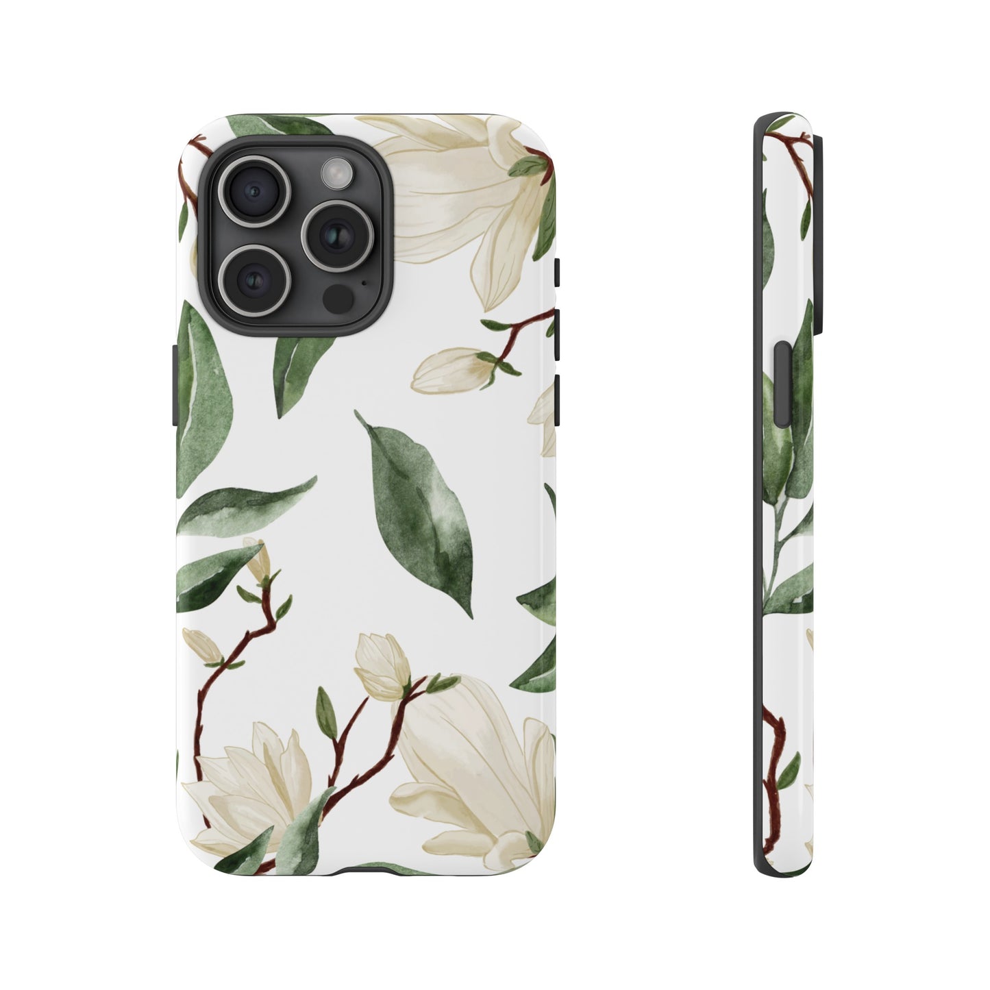 Light Floral Wallpaper Phone Case | iPhone 15 Plus/ Pro, 14, 13, 12| Google Pixel 7, Pro, 5| Samsung Galaxy S23 All Major Phone Models