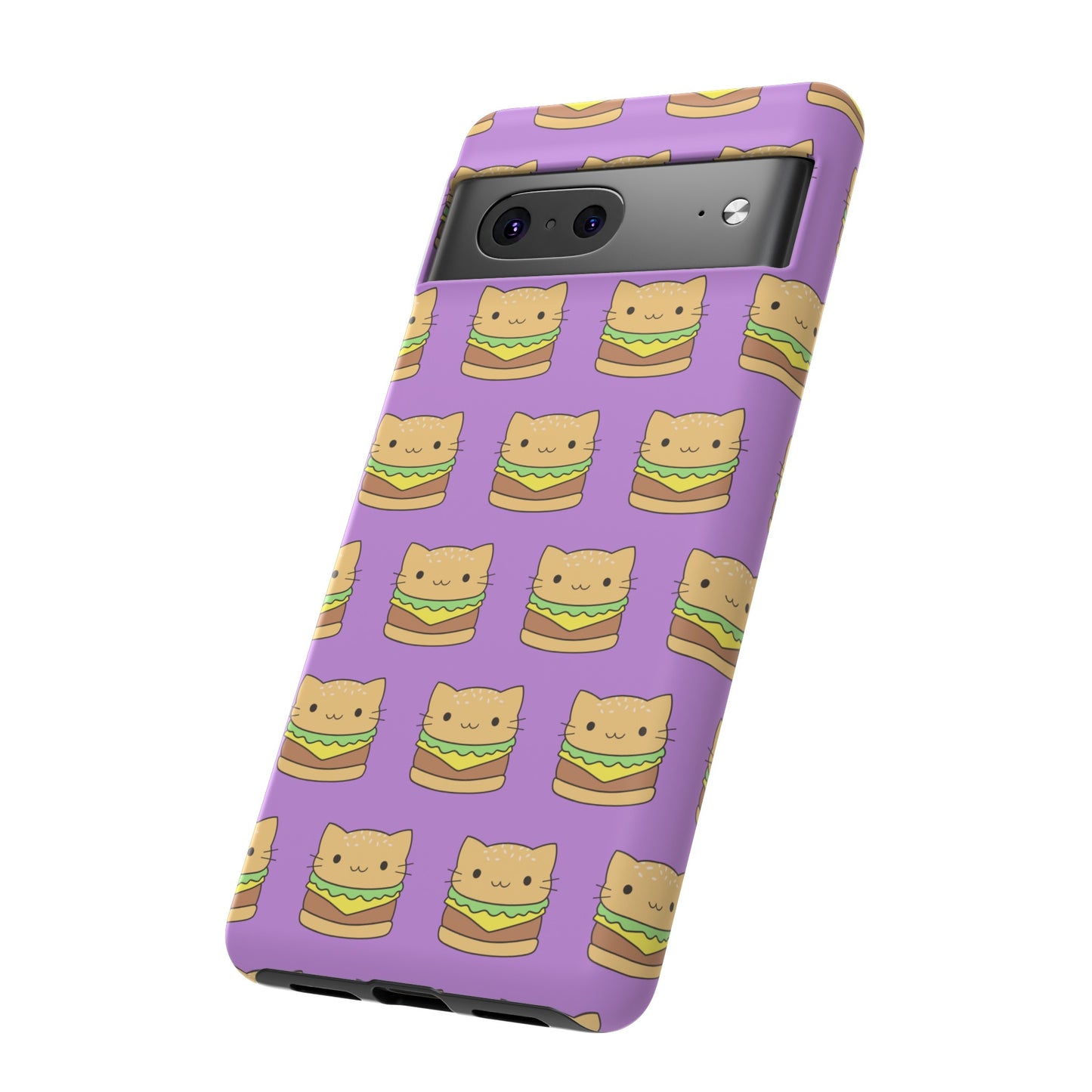 Cat Burger Phone Case | iPhone 15 Plus/ Pro, 14, 13, 12| Google Pixel 7, Pro, 5| Samsung Galaxy S23 All Major Phone Models