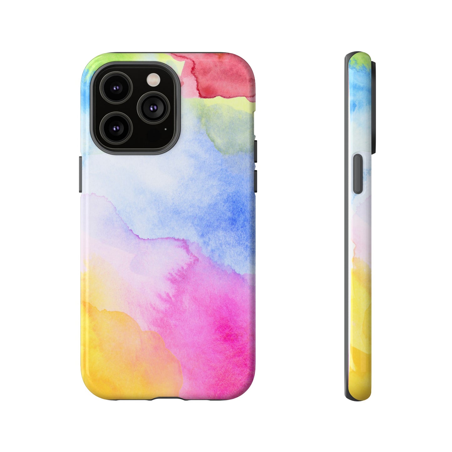 Watercolour Rainbow Phone Case | iPhone 15 Plus/ Pro, 14, 13, 12| Google Pixel 7, Pro, 5| Samsung Galaxy S23 All Major Phone Models