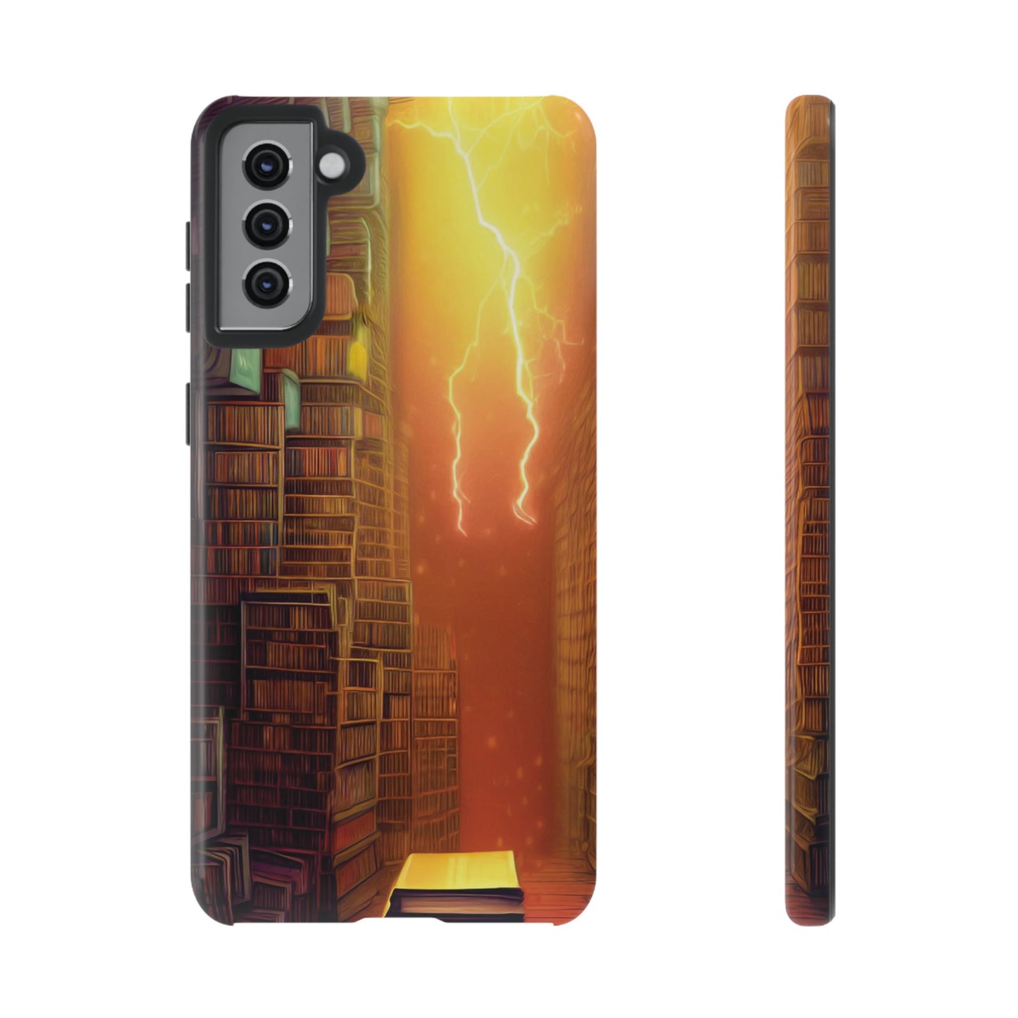 Lightning in the Library Wallpaper Phone Case | iPhone 15 Plus/ Pro, 14, 13, 12| Google Pixel 7, Pro, 5| Samsung Galaxy S23 All Major Phone Models