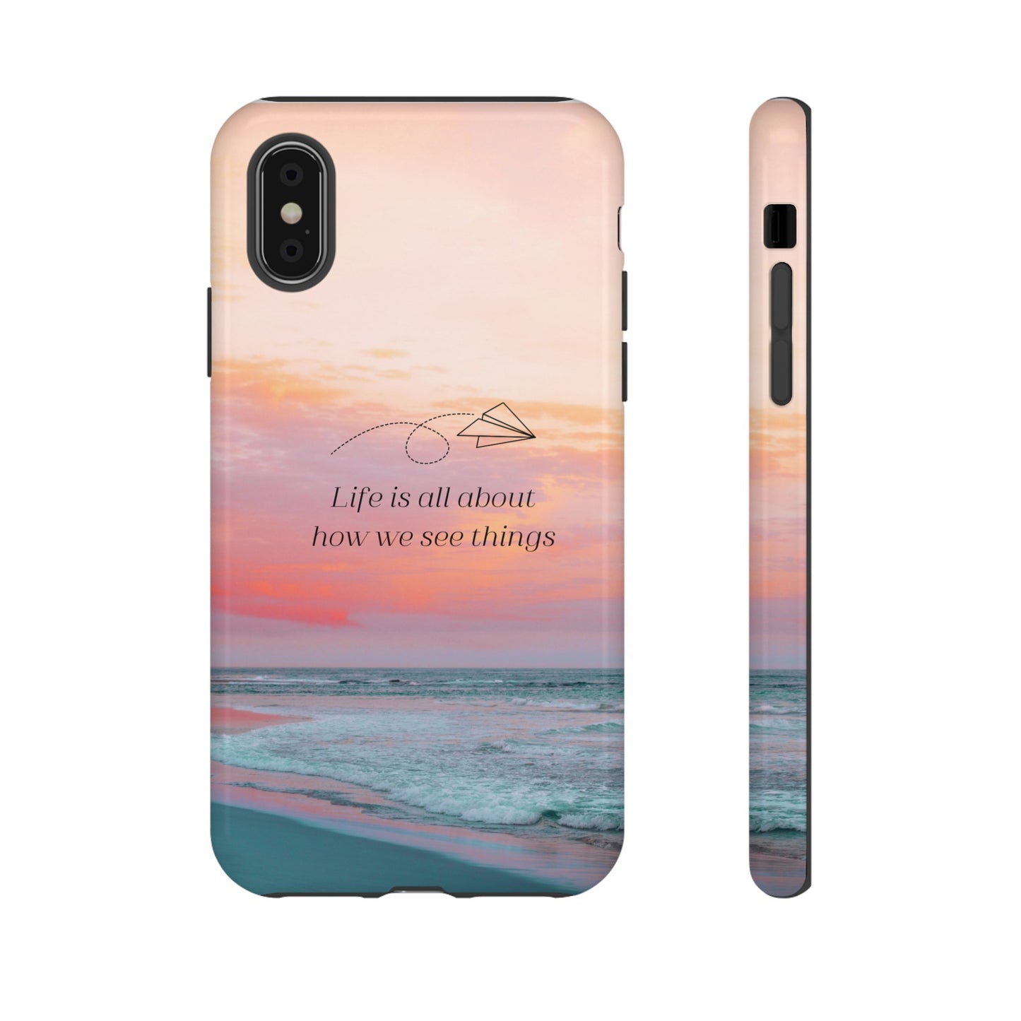 Thoughts at Sunset Phone Case | iPhone 15 Plus/ Pro, 14, 13, 12| Google Pixel 7, Pro, 5| Samsung Galaxy S23 All Major Phone Models