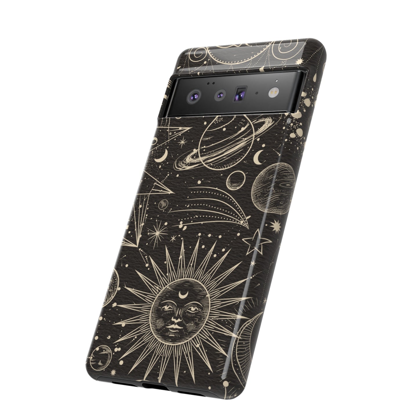 Golden Universe Wallpaper Phone Case | iPhone 15 Plus/ Pro, 14, 13, 12| Google Pixel 7, Pro, 5| Samsung Galaxy S23 All Major Phone Models