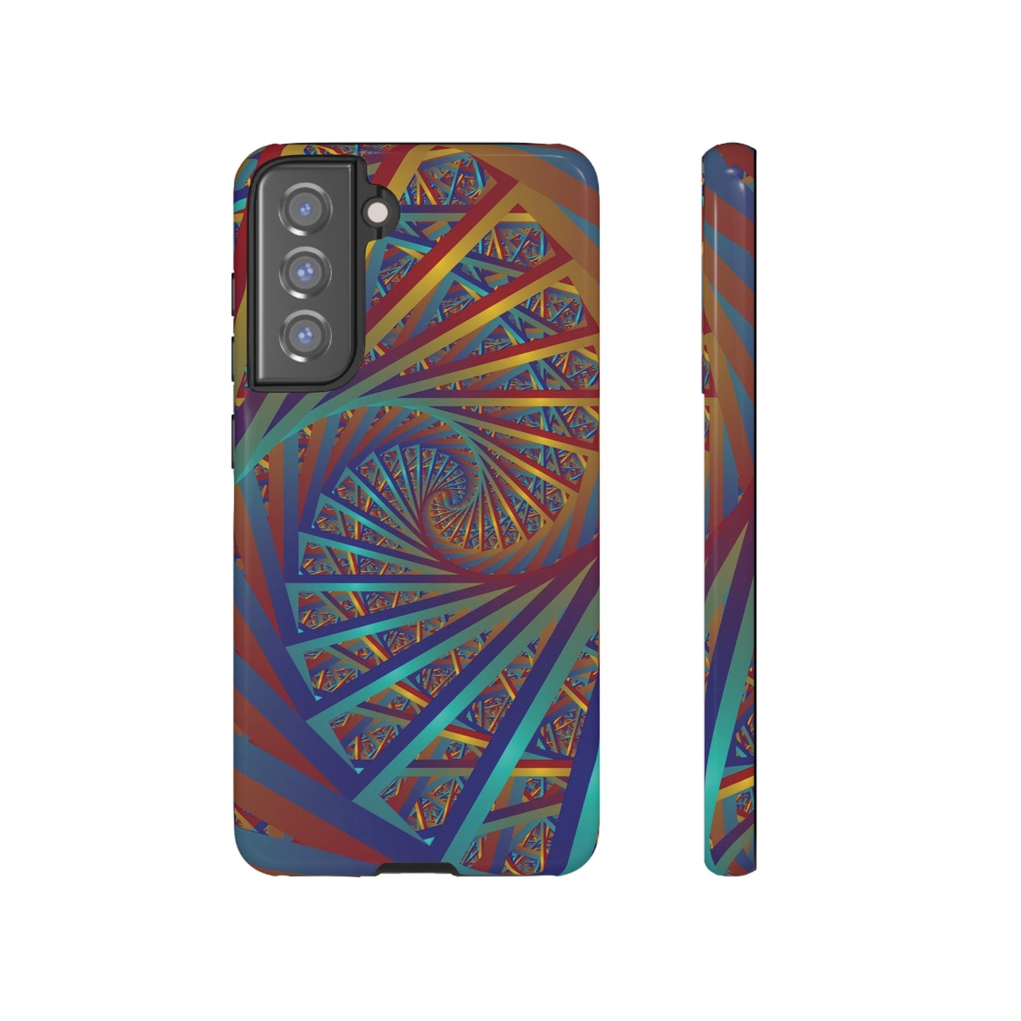 Colourful Spiral Wallpaper Phone Case | iPhone 15 Plus/ Pro, 14, 13, 12| Google Pixel 7, Pro, 5| Samsung Galaxy S23 All Major Phone Models