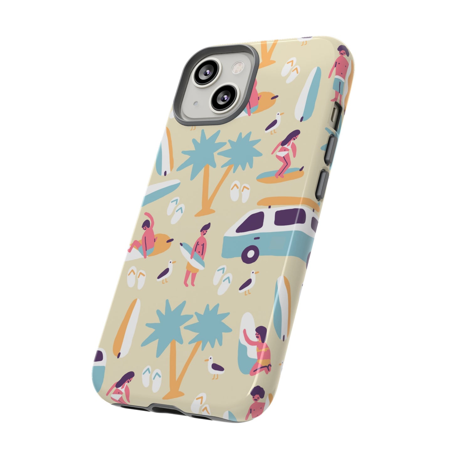 Surfers Wallpaper Phone Case | iPhone 15 Plus/ Pro, 14, 13, 12| Google Pixel 7, Pro, 5| Samsung Galaxy S23 All Major Phone Models