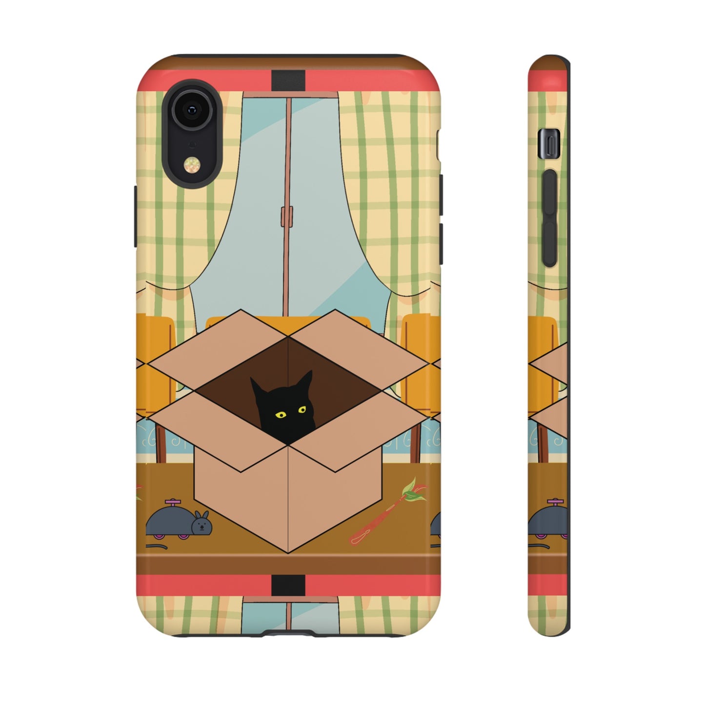 Cat In The Box Phone Case | iPhone 15 Plus/ Pro, 14, 13, 12| Google Pixel 7, Pro, 5| Samsung Galaxy S23 All Major Phone Models