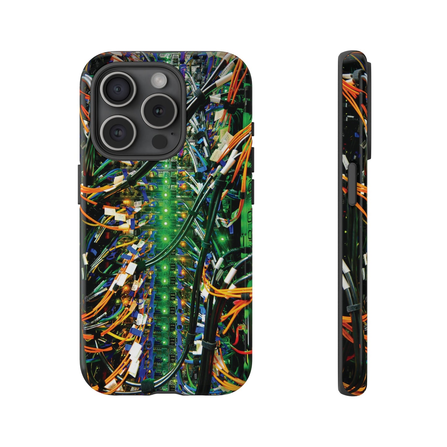 Green Computer Circuitboard Wallpaper Phone Case | iPhone 15 Plus/ Pro, 14, 13, 12| Google Pixel 7, Pro, 5| Samsung Galaxy S23 All Major Phone Models