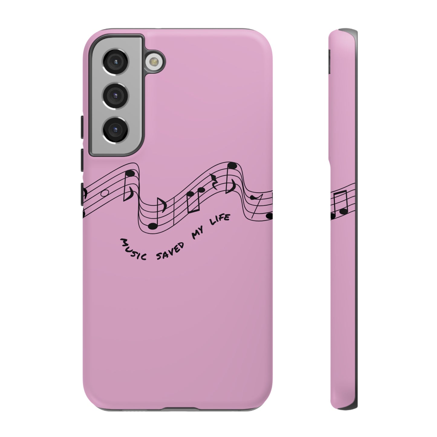 Music Saved My Life Wallpaper Phone Case | iPhone 15 Plus/ Pro, 14, 13, 12| Google Pixel 7, Pro, 5| Samsung Galaxy S23 All Major Phone Models