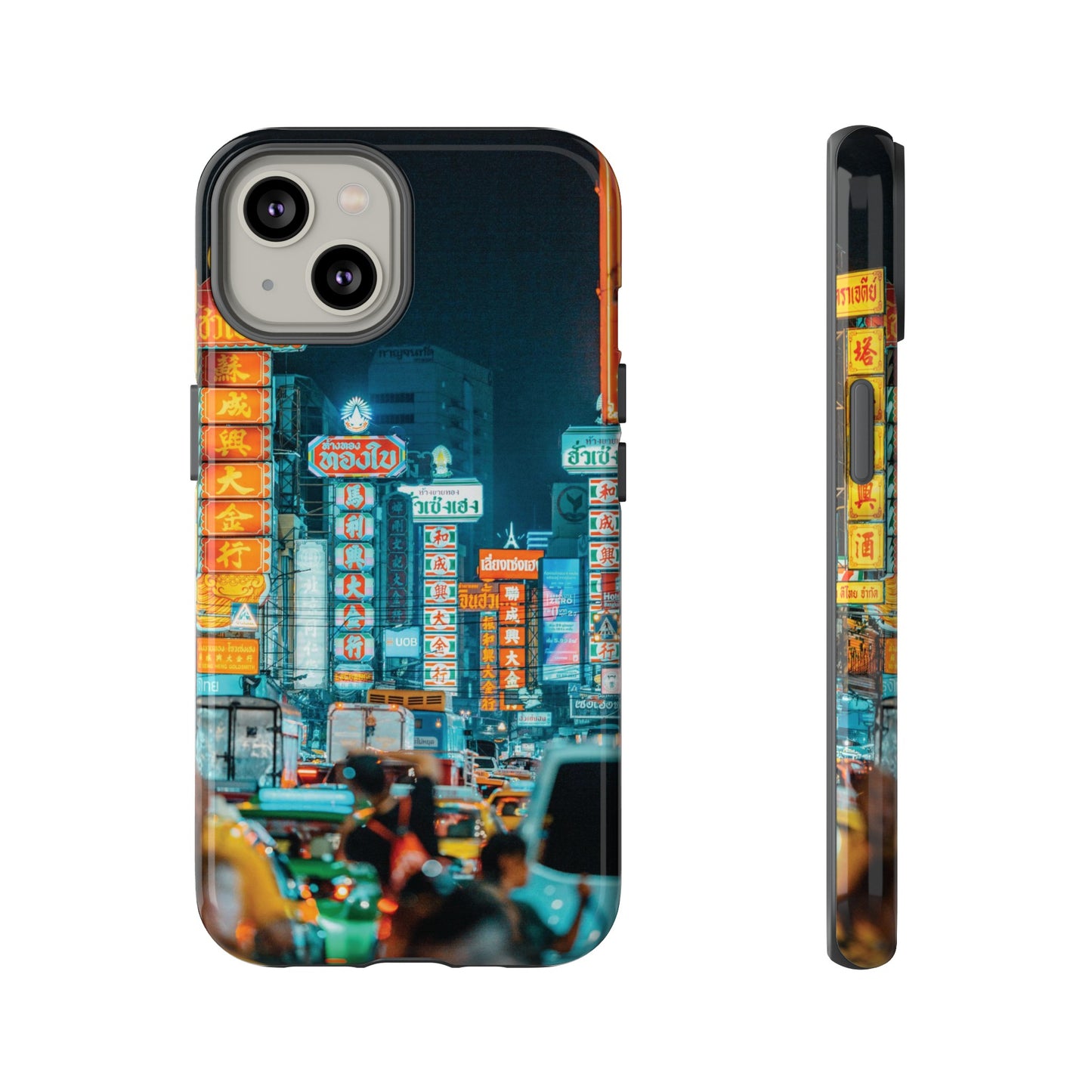 Neon Nightlife Wallpaper Phone Case | iPhone 15 Plus/ Pro, 14, 13, 12| Google Pixel 7, Pro, 5| Samsung Galaxy S23 All Major Phone Models