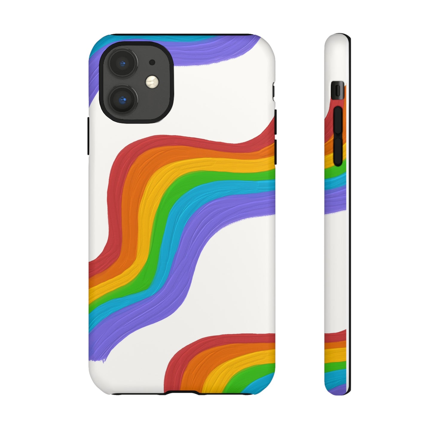 Rainbow Wallpaper Phone Case | iPhone 15 Plus/ Pro, 14, 13, 12| Google Pixel 7, Pro, 5| Samsung Galaxy S23 All Major Phone Models