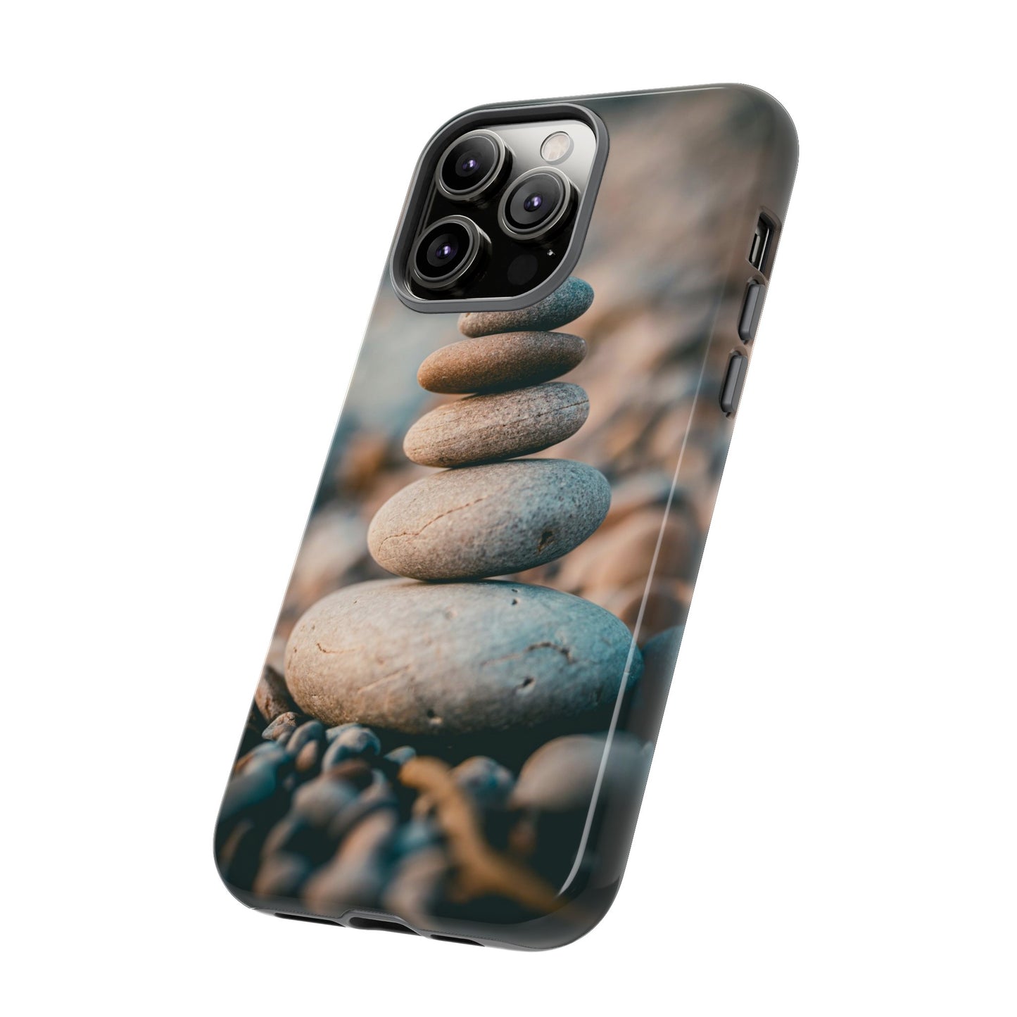 Rock Stack Wallpaper Phone Case | iPhone 15 Plus/ Pro, 14, 13, 12| Google Pixel 7, Pro, 5| Samsung Galaxy S23 All Major Phone Models