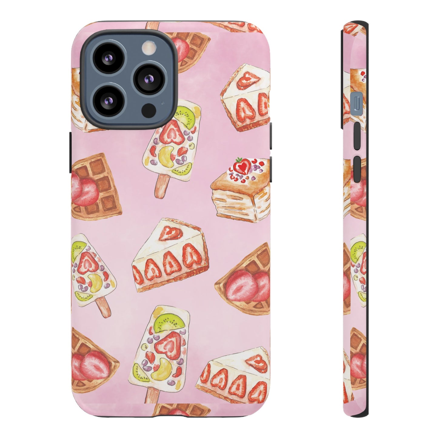 Assorted Dessert Wallpaper Phone Case | iPhone 15 Plus/ Pro, 14, 13, 12| Google Pixel 7, Pro, 5| Samsung Galaxy S23 All Major Phone Models