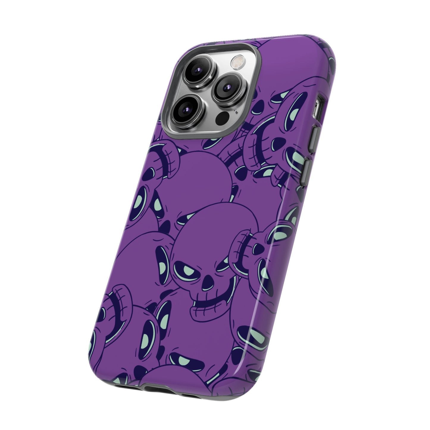 Glowing Skulls Wallpaper Phone Case | iPhone 15 Plus/ Pro, 14, 13, 12| Google Pixel 7, Pro, 5| Samsung Galaxy S23 All Major Phone Models