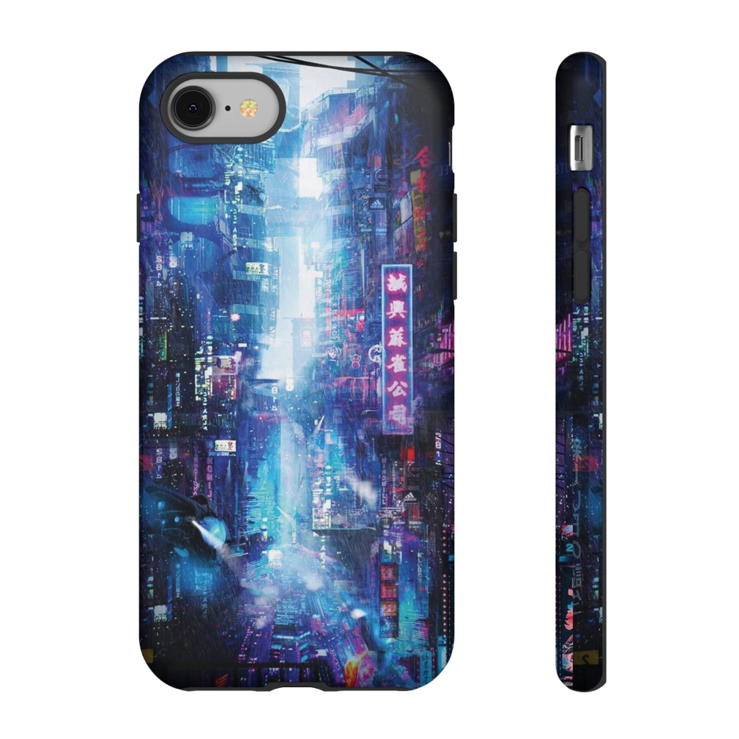 Night Life Futuristic City Wallpaper Phone Case | iPhone 15 Plus/ Pro, 14, 13, 12| Google Pixel 7, Pro, 5| Samsung Galaxy S23 All Major Phone Models