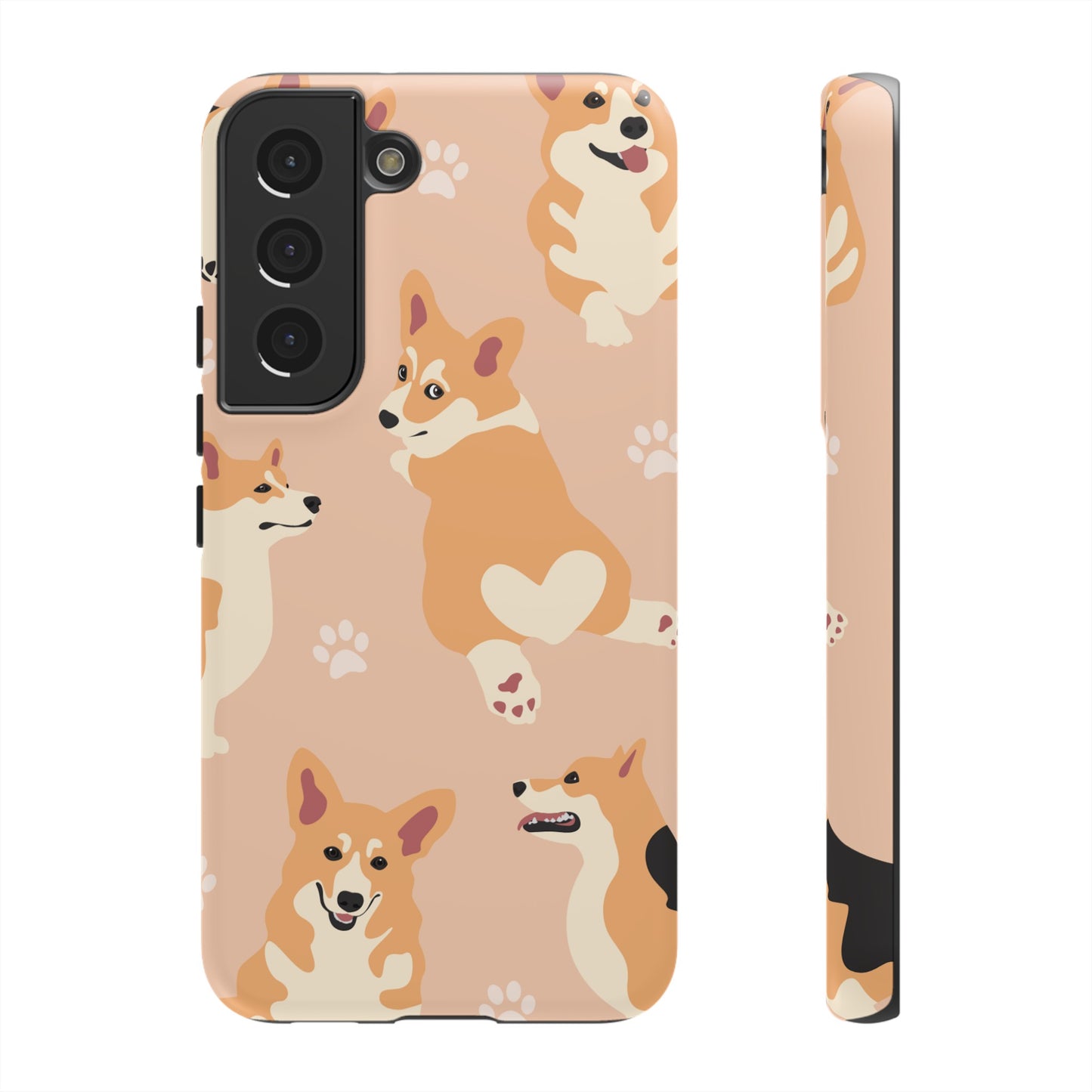 Corgi Wallpaper Phone Case | iPhone 15 Plus/ Pro, 14, 13, 12| Google Pixel 7, Pro, 5| Samsung Galaxy S23 All Major Phone Models