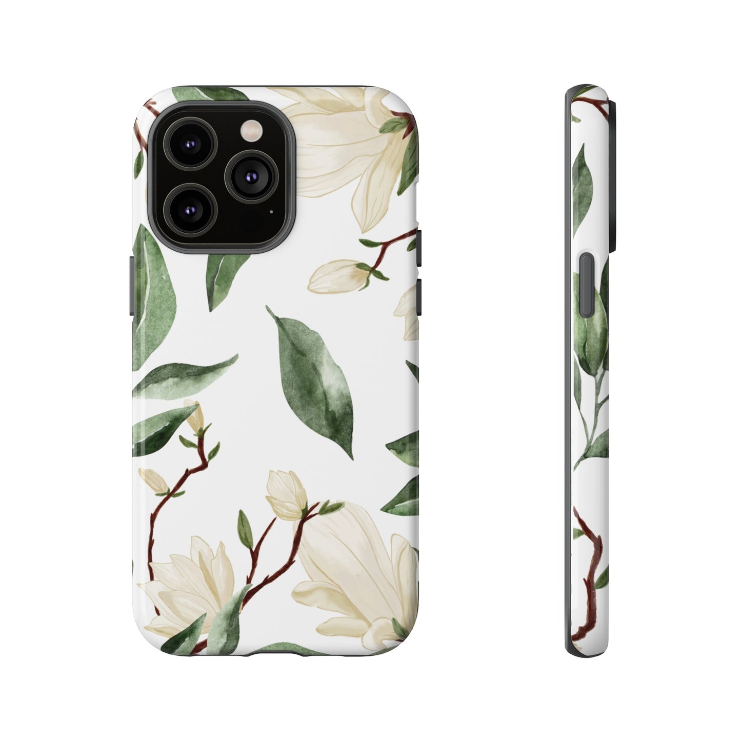 Light Floral Wallpaper Phone Case | iPhone 15 Plus/ Pro, 14, 13, 12| Google Pixel 7, Pro, 5| Samsung Galaxy S23 All Major Phone Models