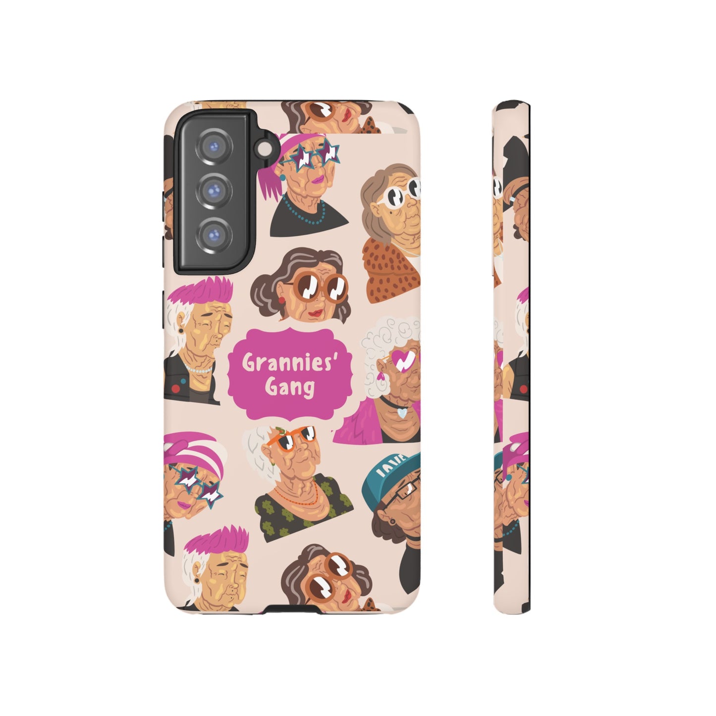 Grannies' Gang Wallpaper Phone Case | iPhone 15 Plus/ Pro, 14, 13, 12| Google Pixel 7, Pro, 5| Samsung Galaxy S23 All Major Phone Models