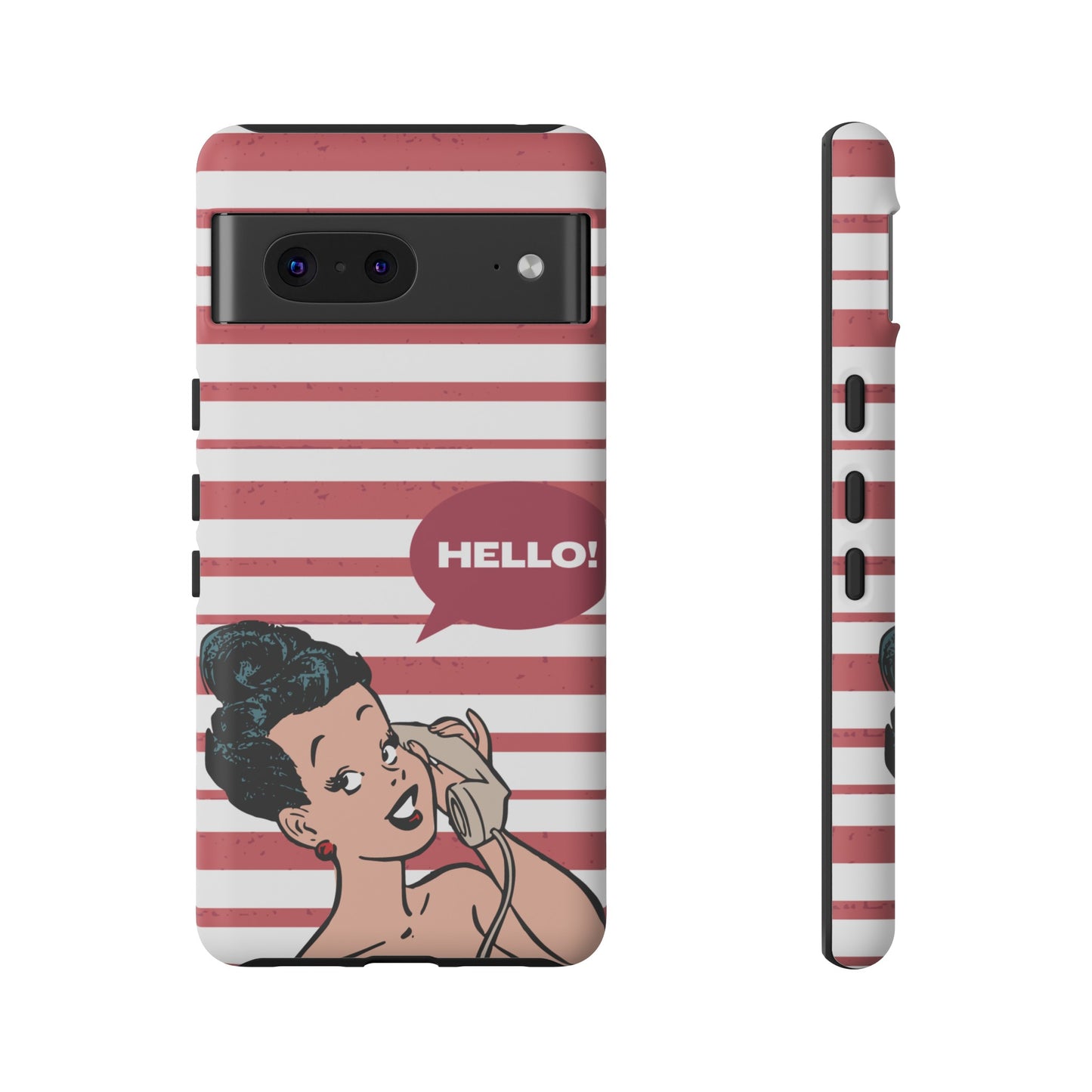 Hello! Wallpaper Phone Case | iPhone 15 Plus/ Pro, 14, 13, 12| Google Pixel 7, Pro, 5| Samsung Galaxy S23 All Major Phone Models