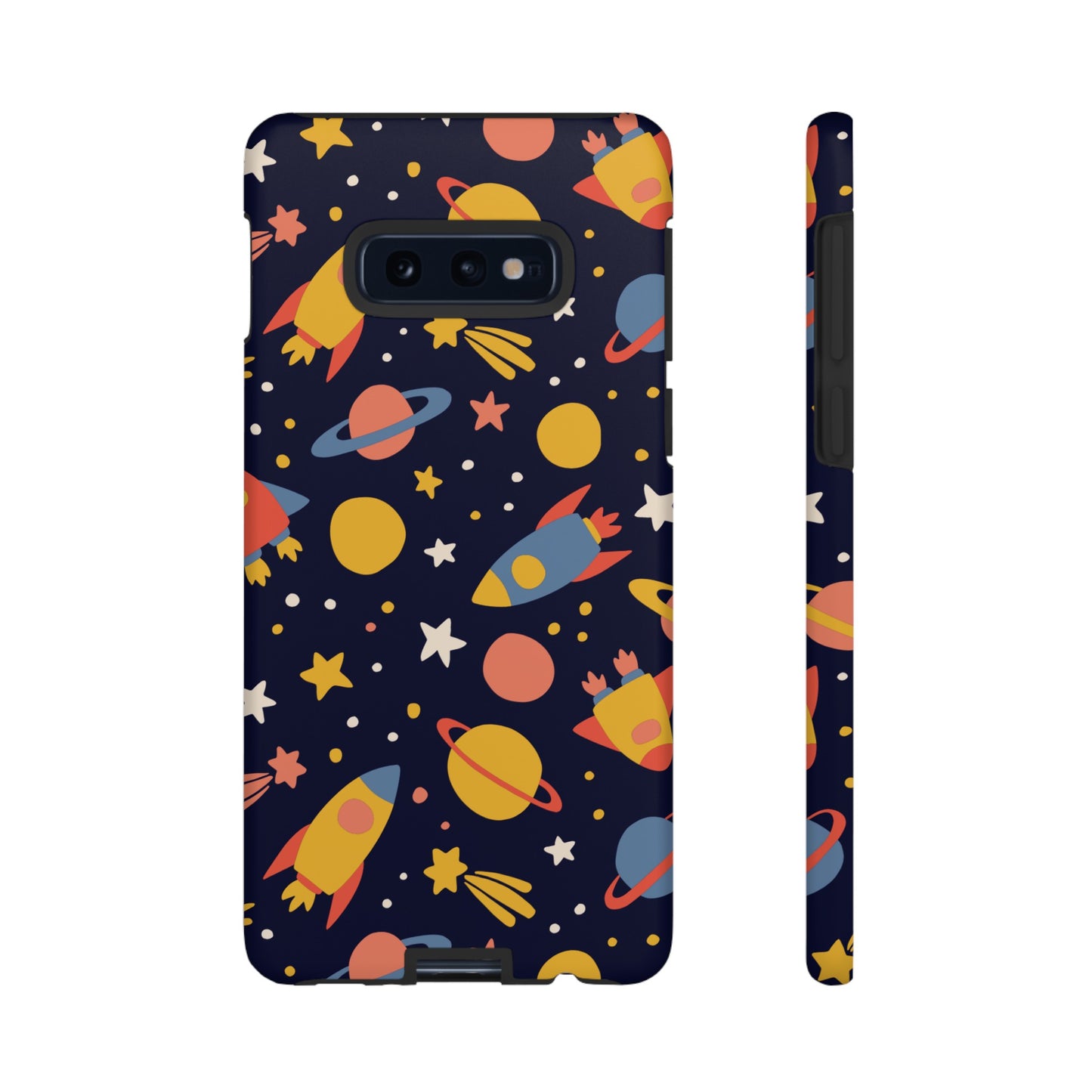 Cartoon Space Wallpaper Phone Case | iPhone 15 Plus/ Pro, 14, 13, 12| Google Pixel 7, Pro, 5| Samsung Galaxy S23 All Major Phone Models