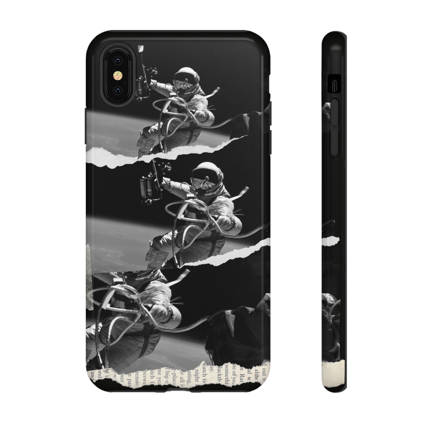 Astronaut Collage Phone Case | iPhone 15 Plus/ Pro, 14, 13, 12| Google Pixel 7, Pro, 5| Samsung Galaxy S23 All Major Phone Models