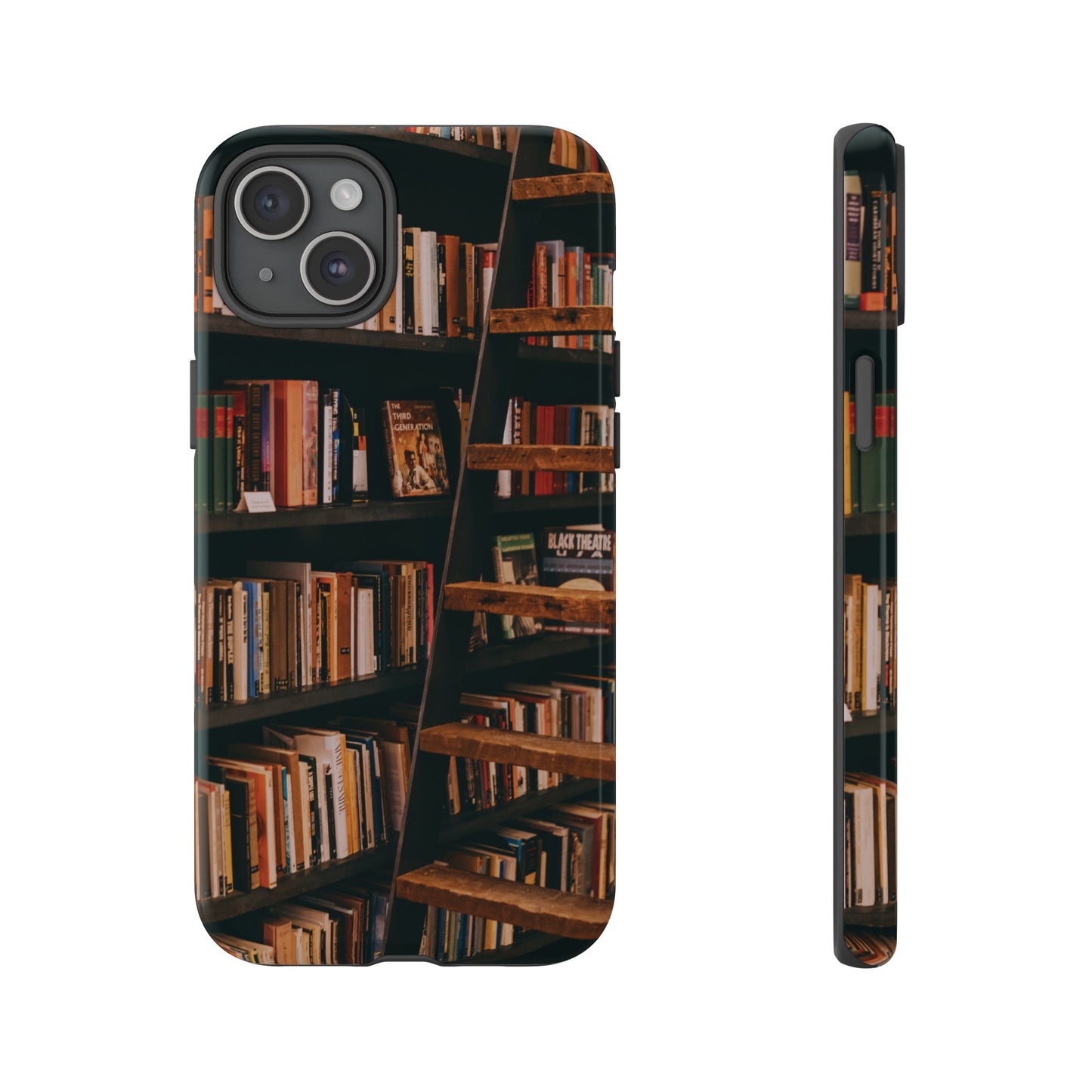 Bookcase Wallpaper Phone Case | iPhone 15 Plus/ Pro, 14, 13, 12| Google Pixel 7, Pro, 5| Samsung Galaxy S23 All Major Phone Models