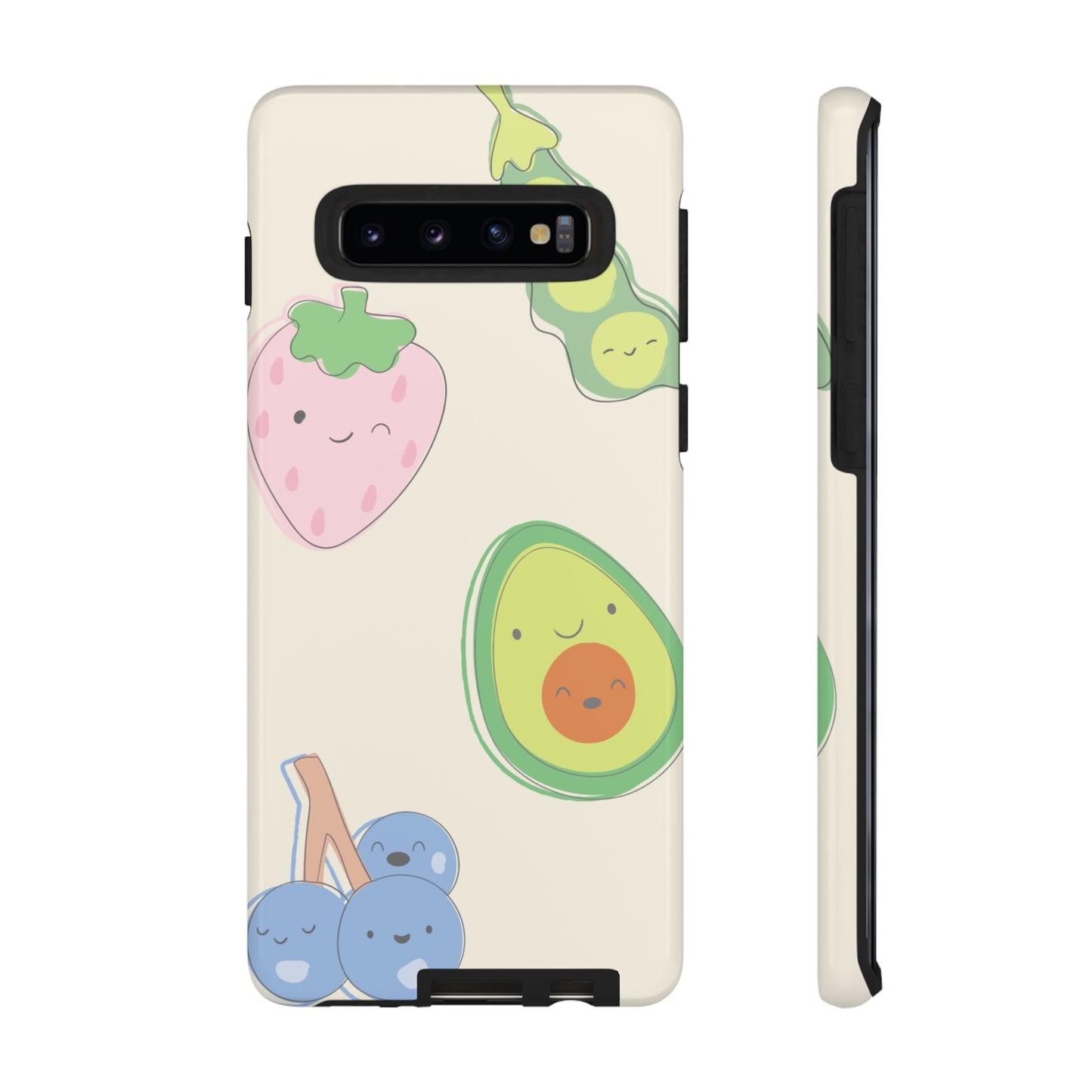 Happy Food Wallpaper Phone Case | iPhone 15 Plus/ Pro, 14, 13, 12| Google Pixel 7, Pro, 5| Samsung Galaxy S23 All Major Phone Models