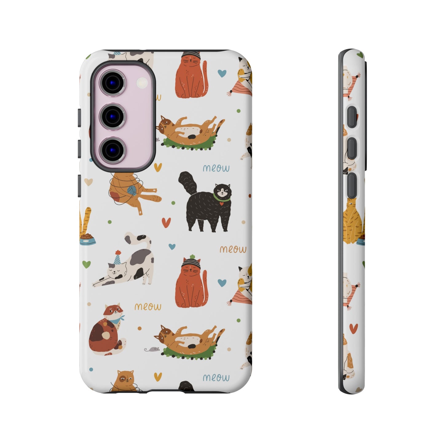 Collage of Cats Wallpaper Phone Case | iPhone 15 Plus/ Pro, 14, 13, 12| Google Pixel 7, Pro, 5| Samsung Galaxy S23 All Major Phone Models