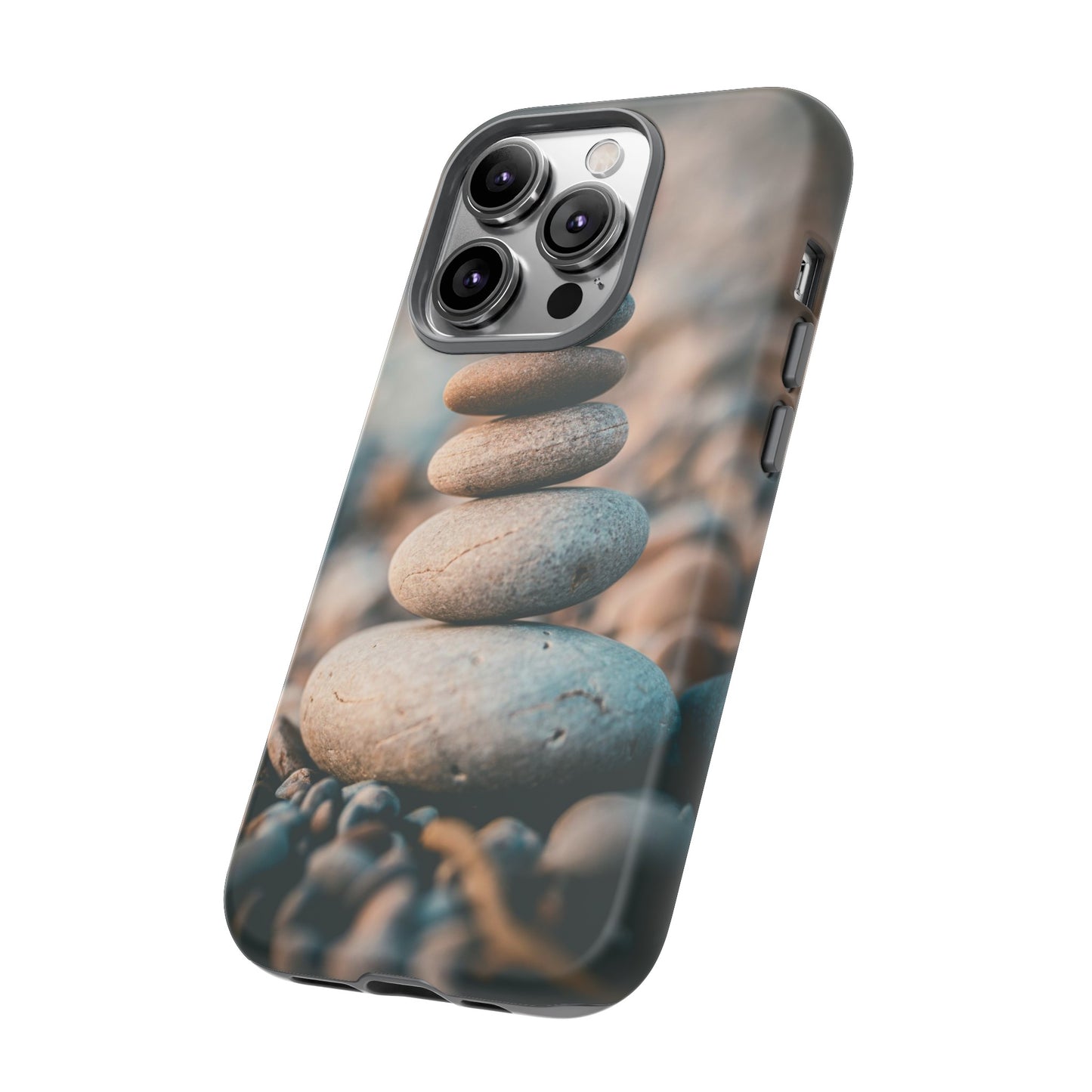 Rock Stack Wallpaper Phone Case | iPhone 15 Plus/ Pro, 14, 13, 12| Google Pixel 7, Pro, 5| Samsung Galaxy S23 All Major Phone Models