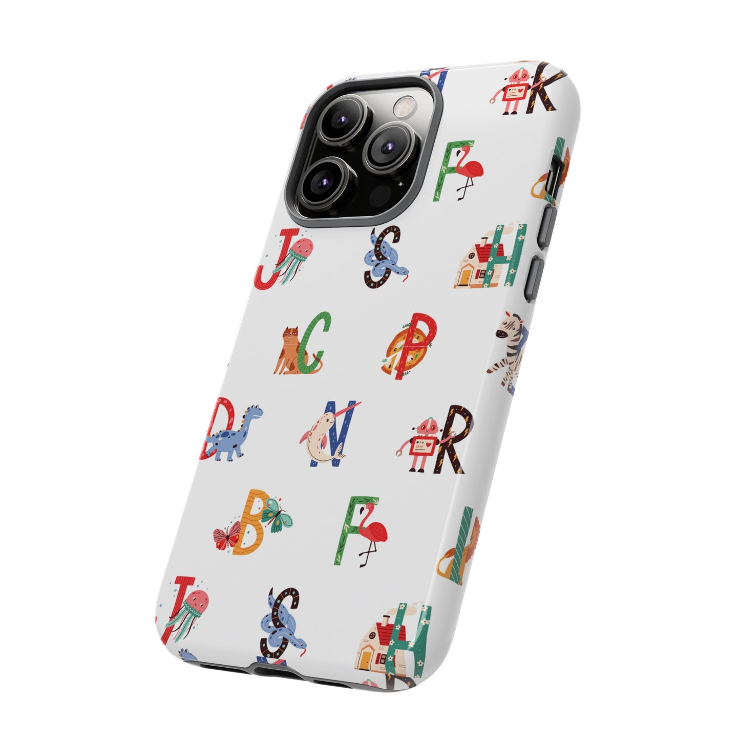 Alphabet Wallpaper Phone Case| iPhone 15 Plus/ Pro, 14, 13, 12| Google Pixel 7, Pro, 5| Samsung Galaxy S23 All Major Phone Models