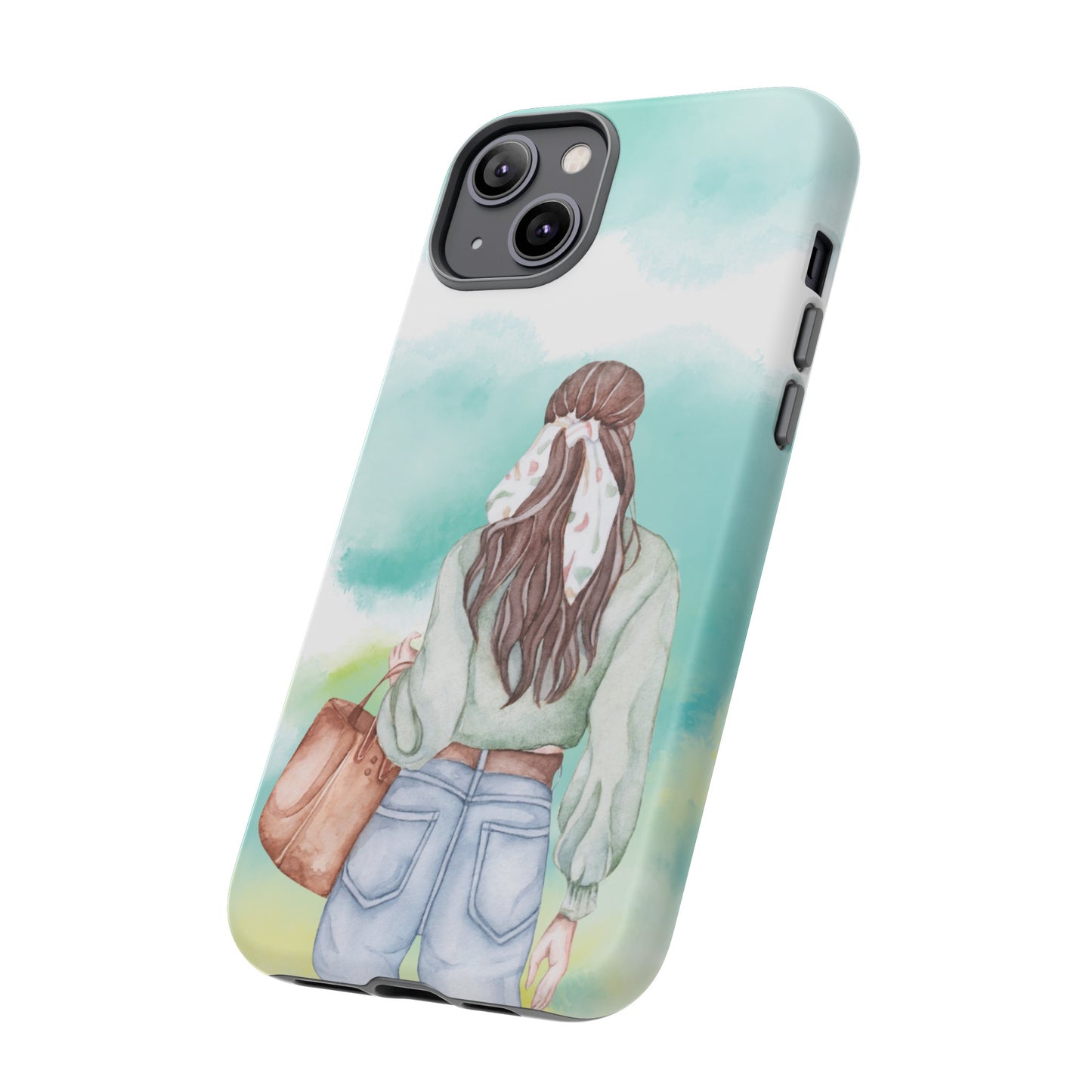 Girl Wallpaper Phone Case | iPhone 15 Plus/ Pro, 14, 13, 12| Google Pixel 7, Pro, 5| Samsung Galaxy S23 All Major Phone Models