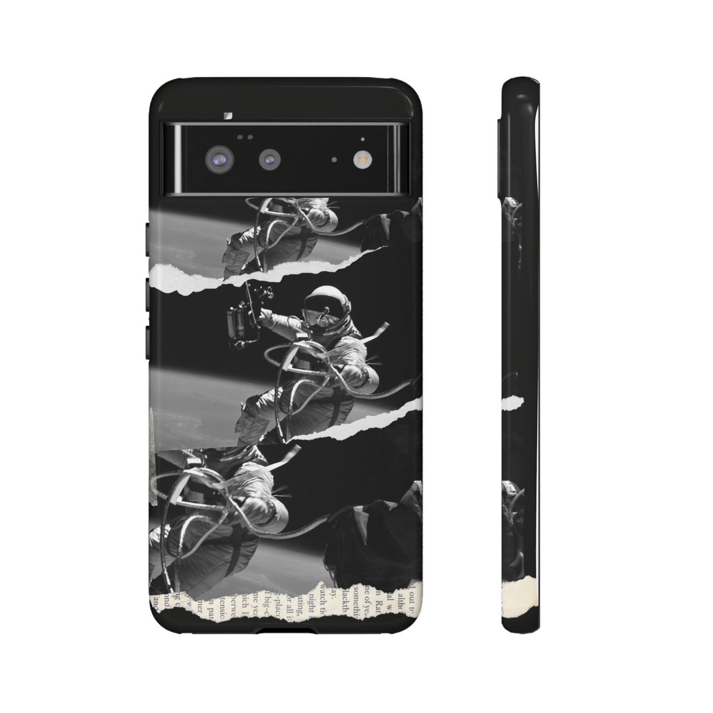 Astronaut Collage Phone Case | iPhone 15 Plus/ Pro, 14, 13, 12| Google Pixel 7, Pro, 5| Samsung Galaxy S23 All Major Phone Models