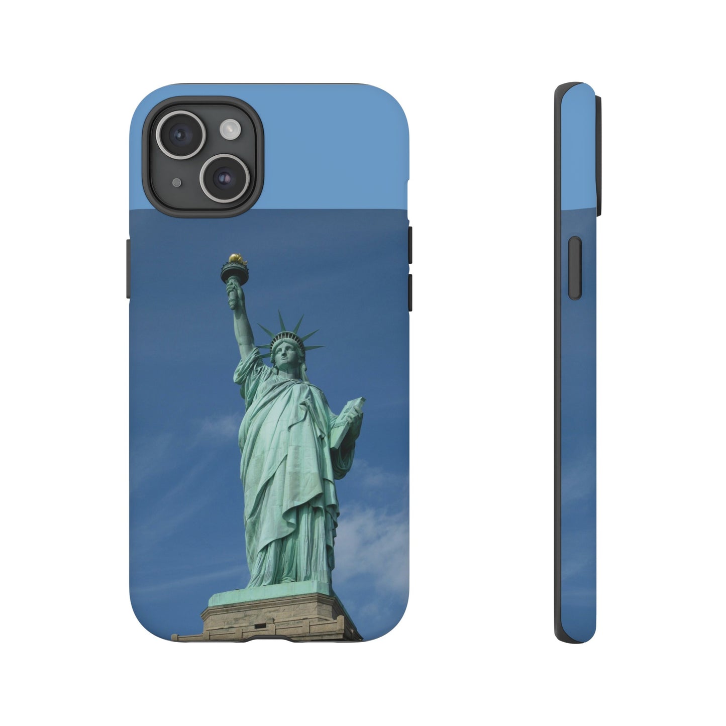 Statue Of Liberty Wallpaper Phone Case | iPhone 15 Plus/ Pro, 14, 13, 12| Google Pixel 7, Pro, 5| Samsung Galaxy S23 All Major Phone Models