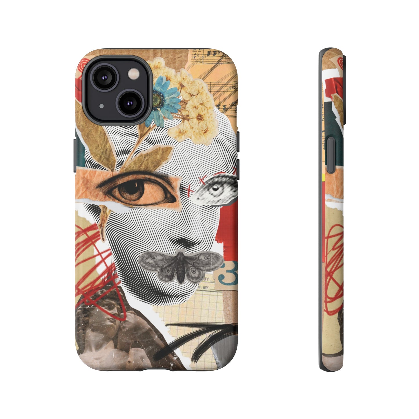 Woman Collage Wallpaper Phone Case | iPhone 15 Plus/ Pro, 14, 13, 12| Google Pixel 7, Pro, 5| Samsung Galaxy S23 All Major Phone Models