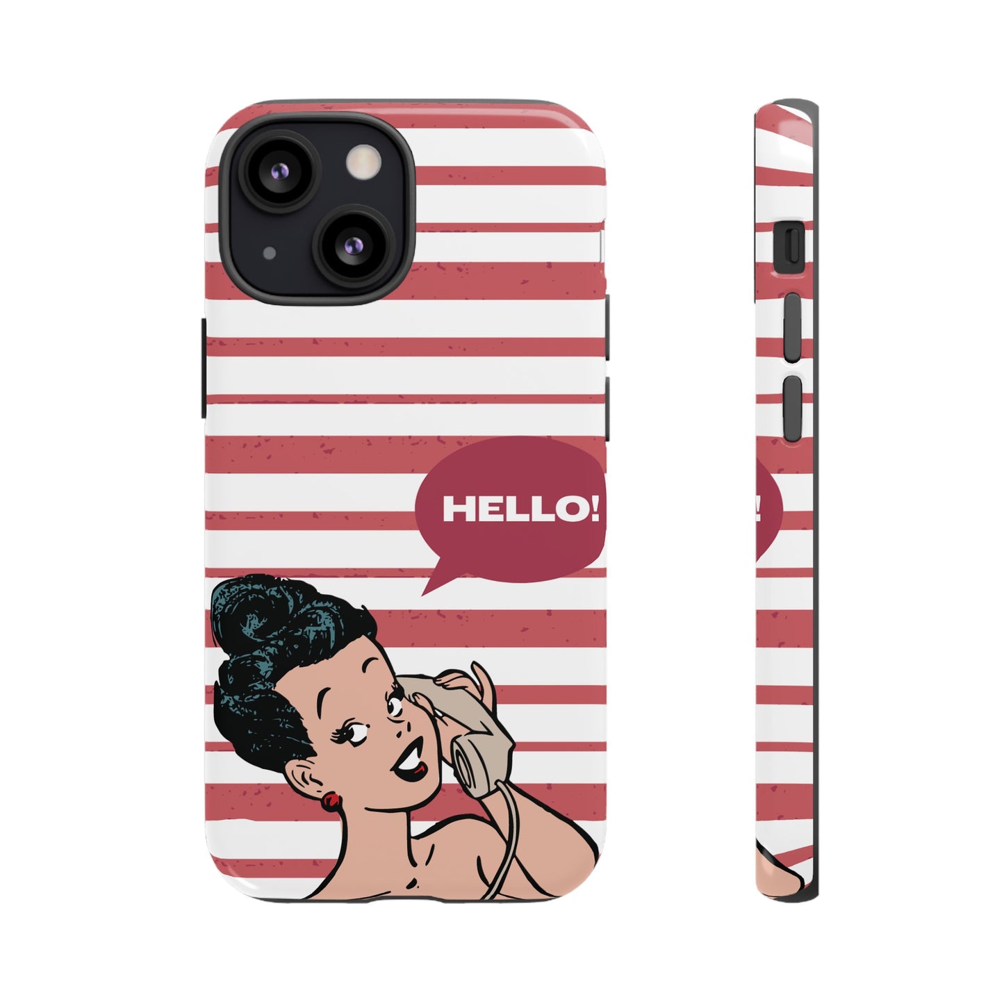 Hello! Wallpaper Phone Case | iPhone 15 Plus/ Pro, 14, 13, 12| Google Pixel 7, Pro, 5| Samsung Galaxy S23 All Major Phone Models