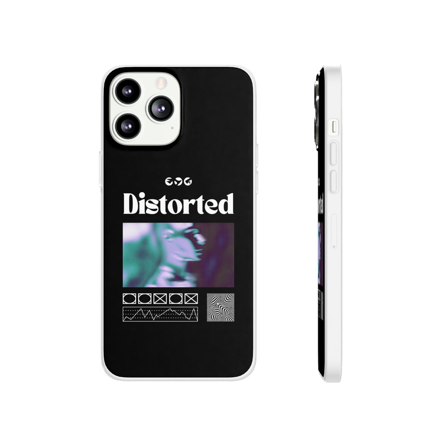 Distorted Phone Case | iPhone 15 Plus/ Pro, 14, 13, 12| Google Pixel 7, Pro, 5| Samsung Galaxy S23 All Major Phone Models