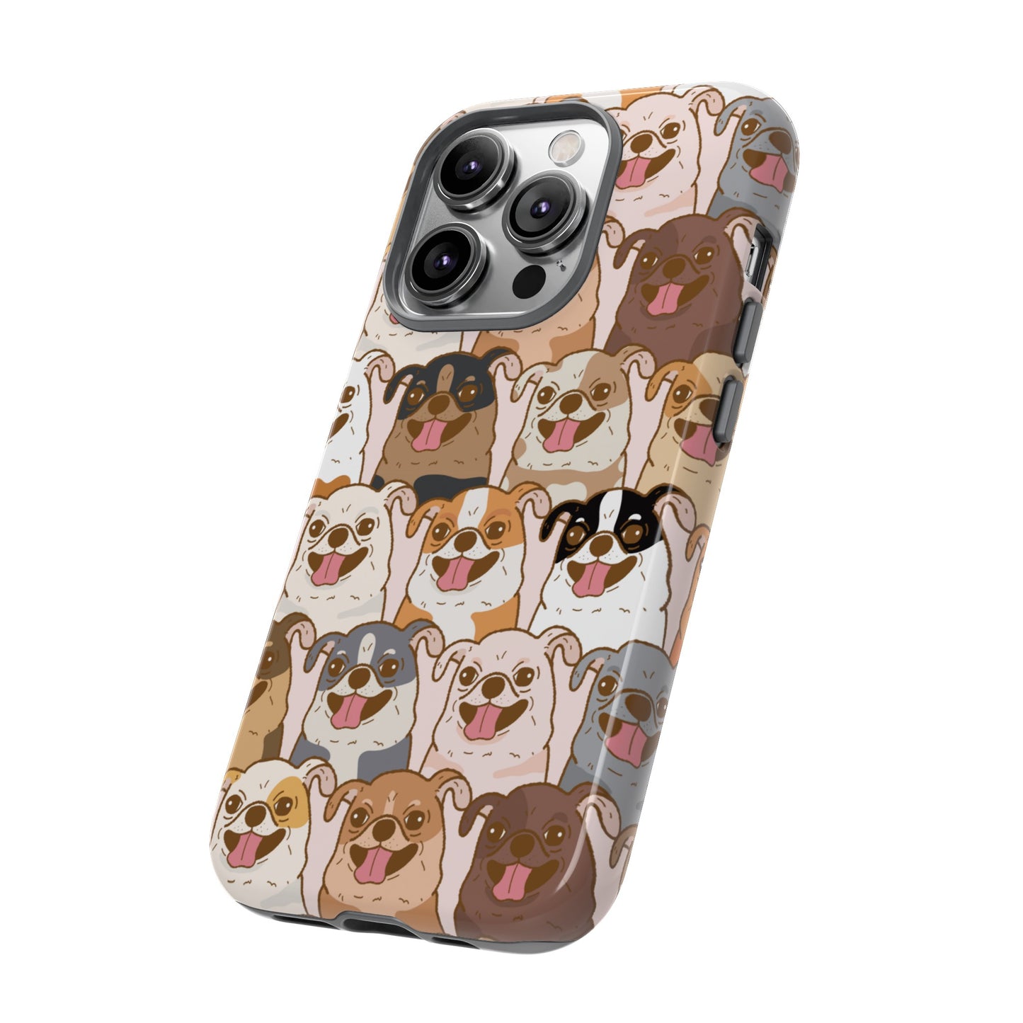 Dog Line Up Phone Case | iPhone 15 Plus/ Pro, 14, 13, 12| Google Pixel 7, Pro, 5| Samsung Galaxy S23 All Major Phone Models