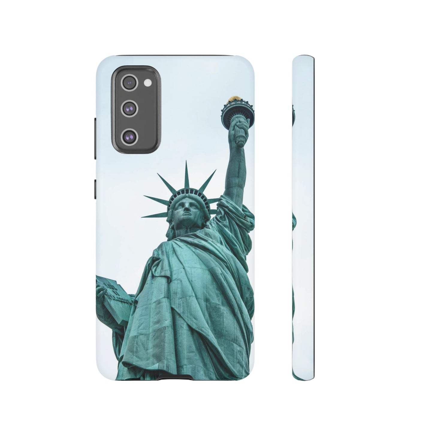 Statue of Liberty Wallpaper Phone Case | iPhone 15 Plus/ Pro, 14, 13, 12| Google Pixel 7, Pro, 5| Samsung Galaxy S23 All Major Phone Models