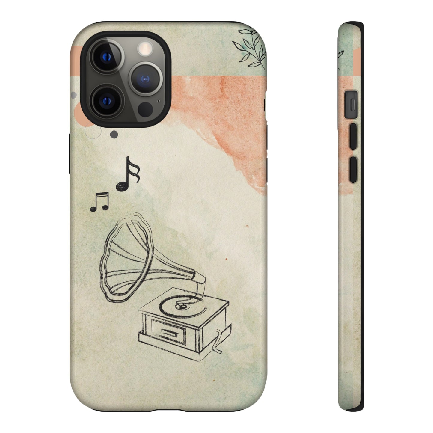 Record Player Wallpaper Phone Case | iPhone 15 Plus/ Pro, 14, 13, 12| Google Pixel 7, Pro, 5| Samsung Galaxy S23 All Major Phone Models