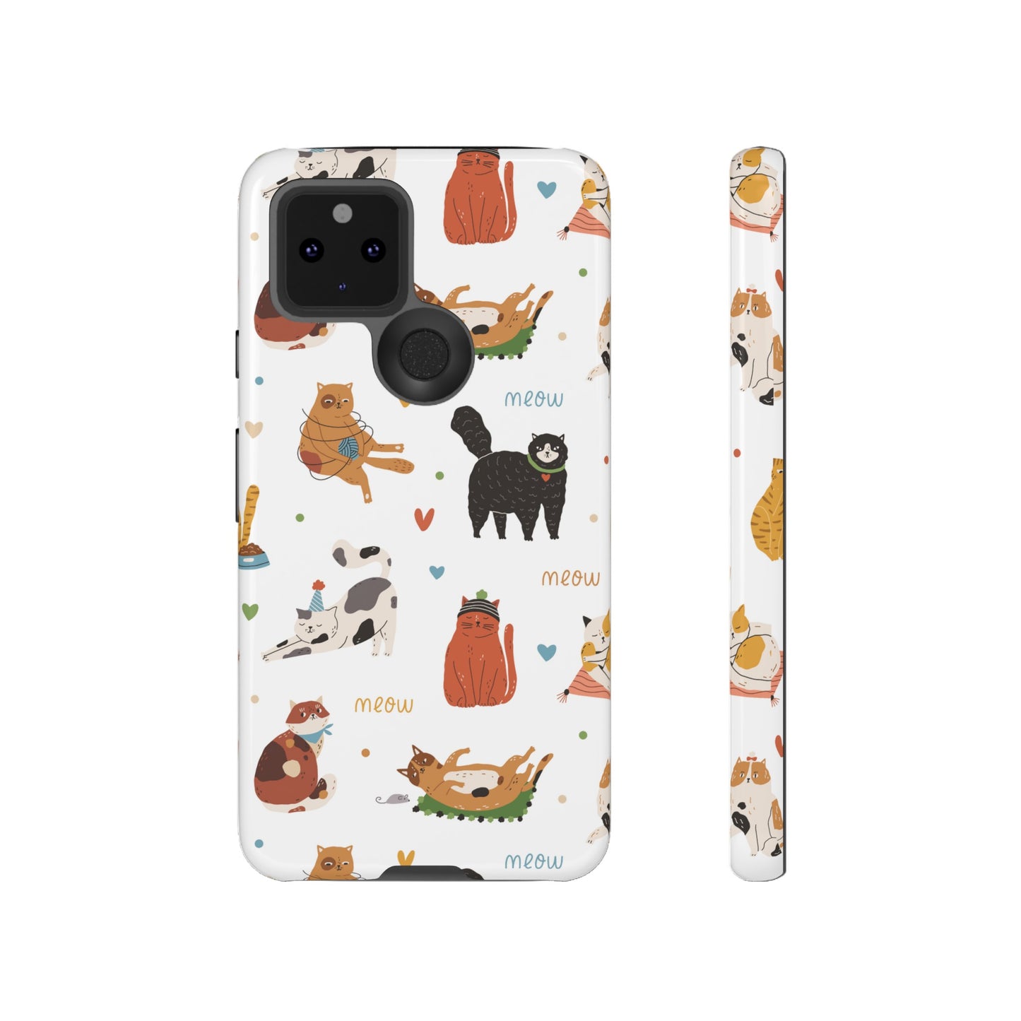 Collage of Cats Wallpaper Phone Case | iPhone 15 Plus/ Pro, 14, 13, 12| Google Pixel 7, Pro, 5| Samsung Galaxy S23 All Major Phone Models