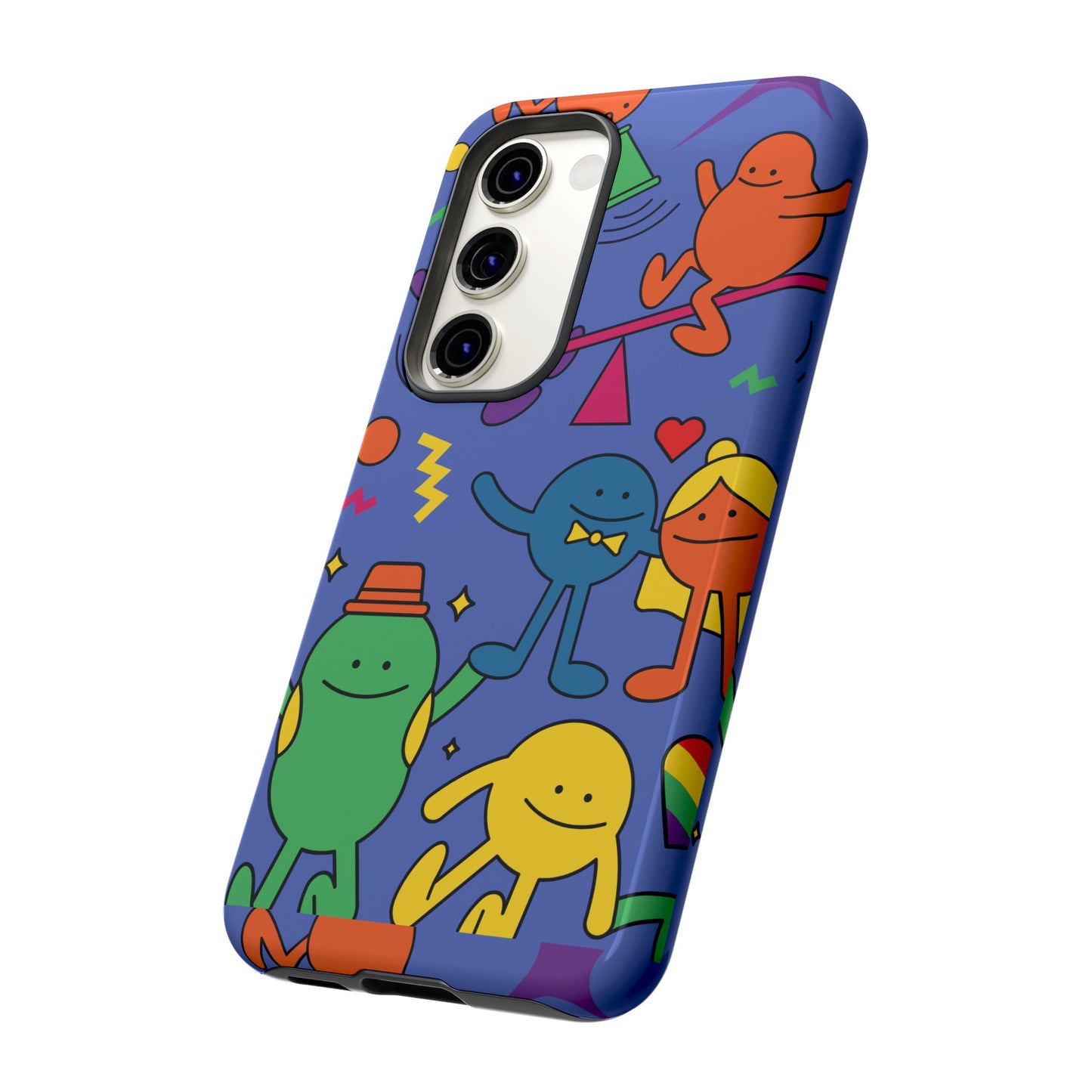 Colourful Cartoon Wallpaper Phone Case | iPhone 15 Plus/ Pro, 14, 13, 12| Google Pixel 7, Pro, 5| Samsung Galaxy S23 All Major Phone Models