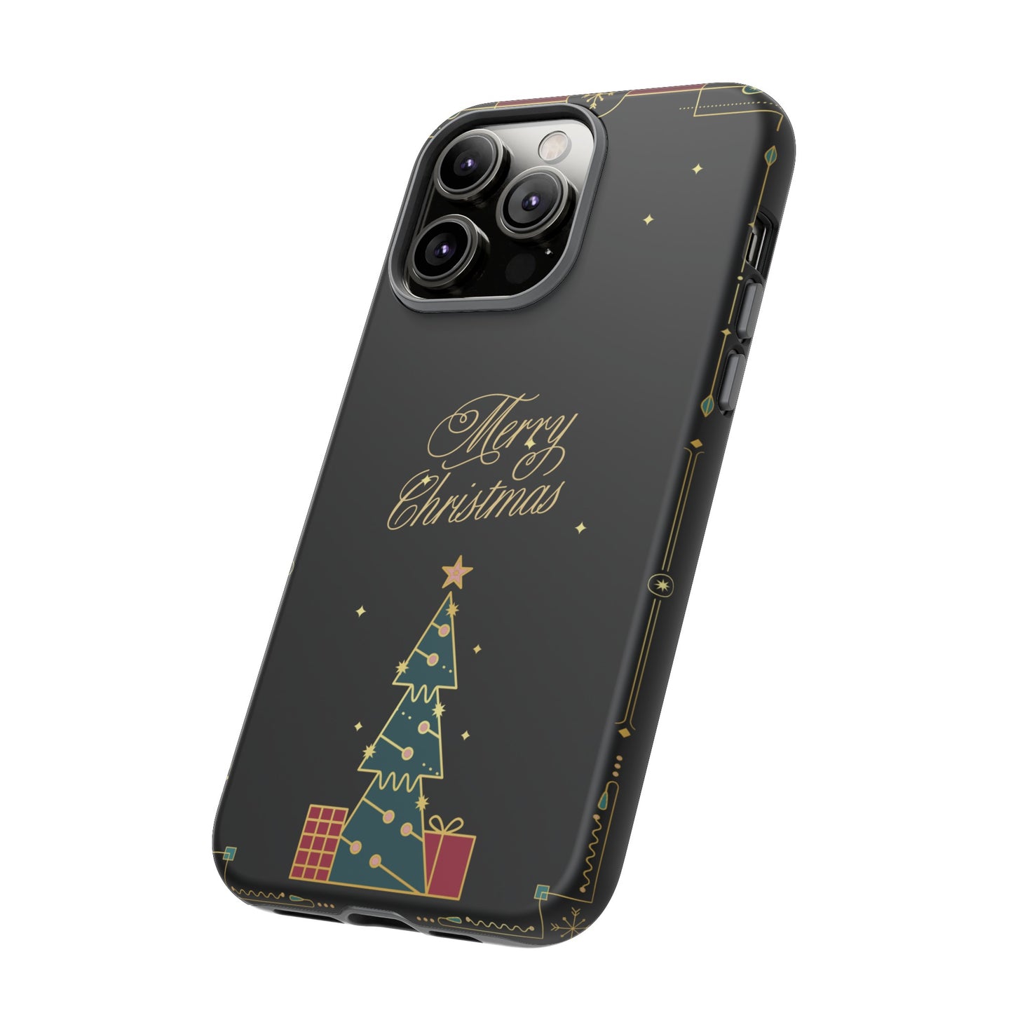 Christmas Tree Wallpaper Phone Case | iPhone 15 Plus/ Pro, 14, 13, 12| Google Pixel 7, Pro, 5| Samsung Galaxy S23 All Major Phone Models