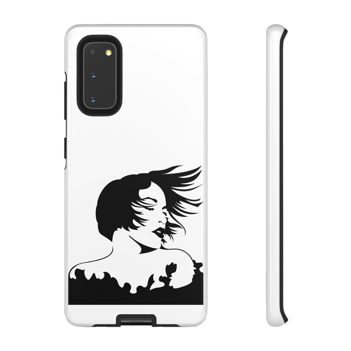 Woman In The Wind Phone Case | iPhone 15 Plus/ Pro, 14, 13, 12| Google Pixel 7, Pro, 5| Samsung Galaxy S23 All Major Phone Models