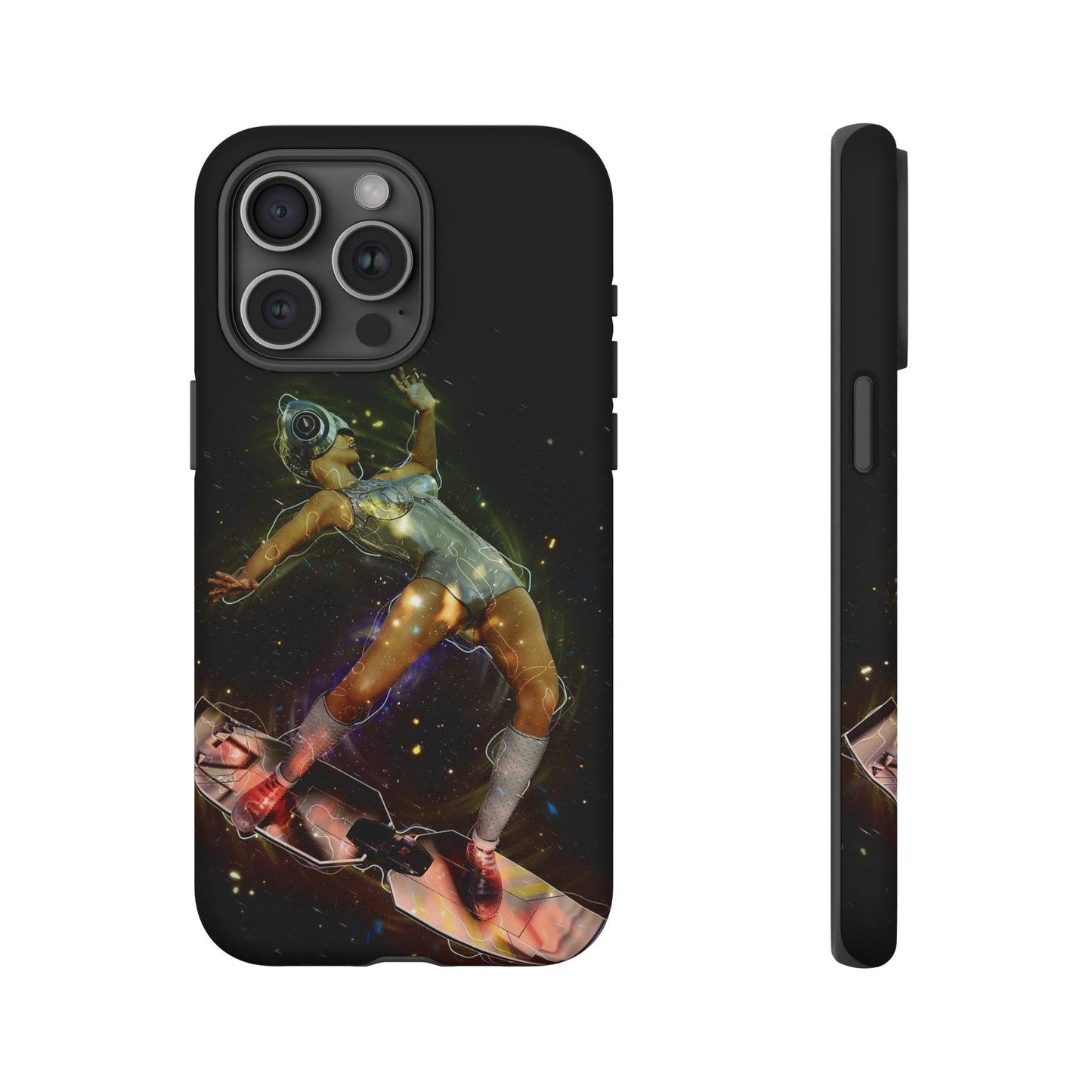 Sci-Fi Skateboard Wallpaper Phone Case | iPhone 15 Plus/ Pro, 14, 13, 12| Google Pixel 7, Pro, 5| Samsung Galaxy S23 All Major Phone Models