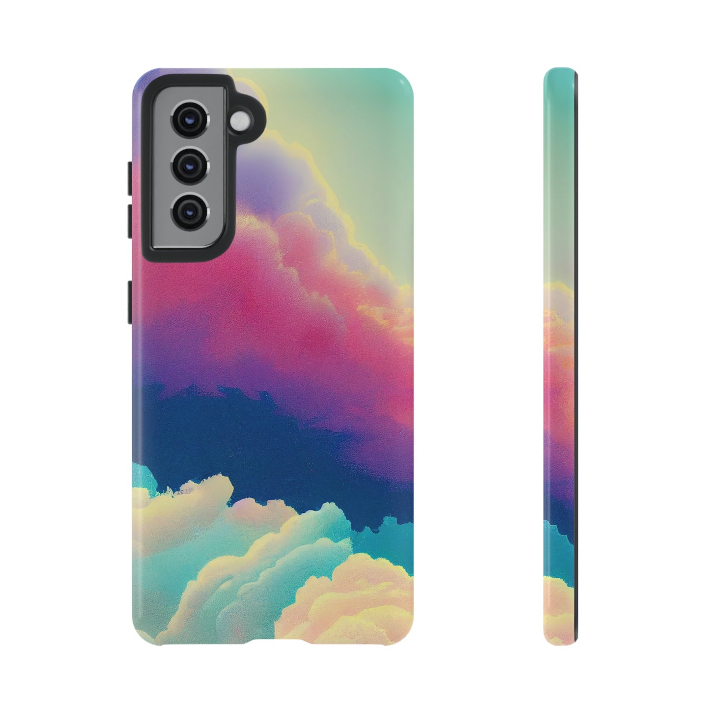 Colourful Clouds Wallpaper Phone Case | iPhone 15 Plus/ Pro, 14, 13, 12| Google Pixel 7, Pro, 5| Samsung Galaxy S23 All Major Phone Models