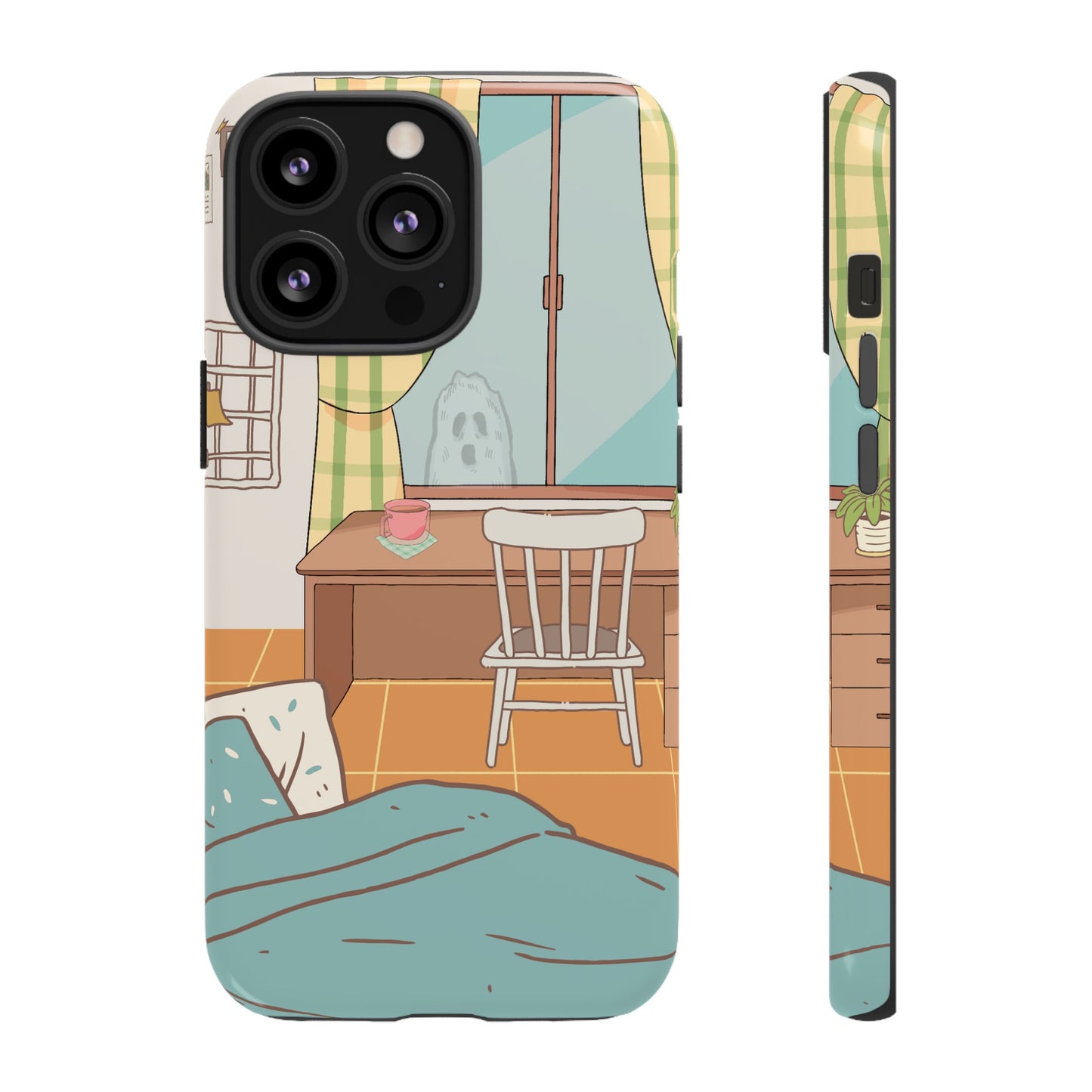 Ghost At The Window Wallpaper Phone Case | iPhone 15 Plus/ Pro, 14, 13, 12| Google Pixel 7, Pro, 5| Samsung Galaxy S23 All Major Phone Models