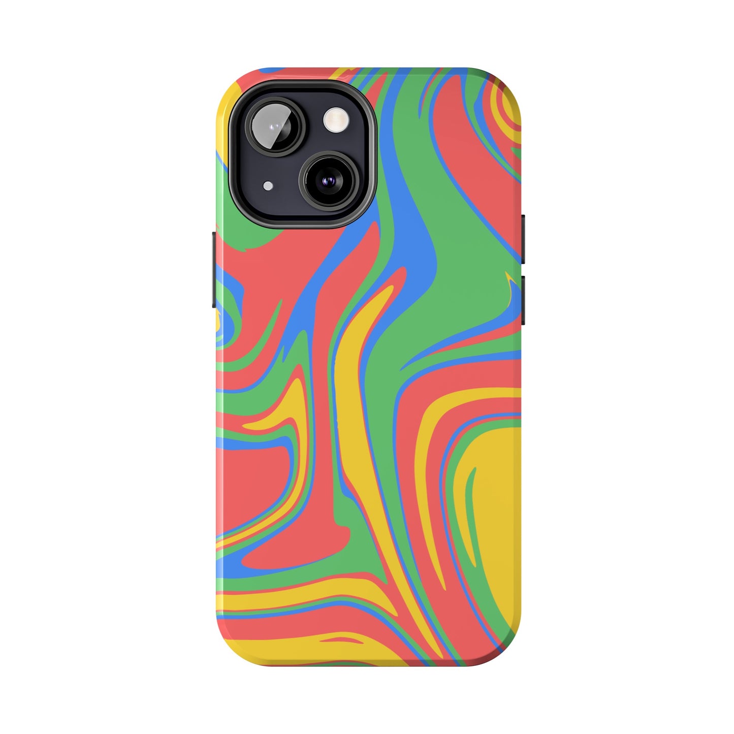 Colourful Marble Phone Case | iPhone 15 Plus/ Pro, 14, 13, 12|