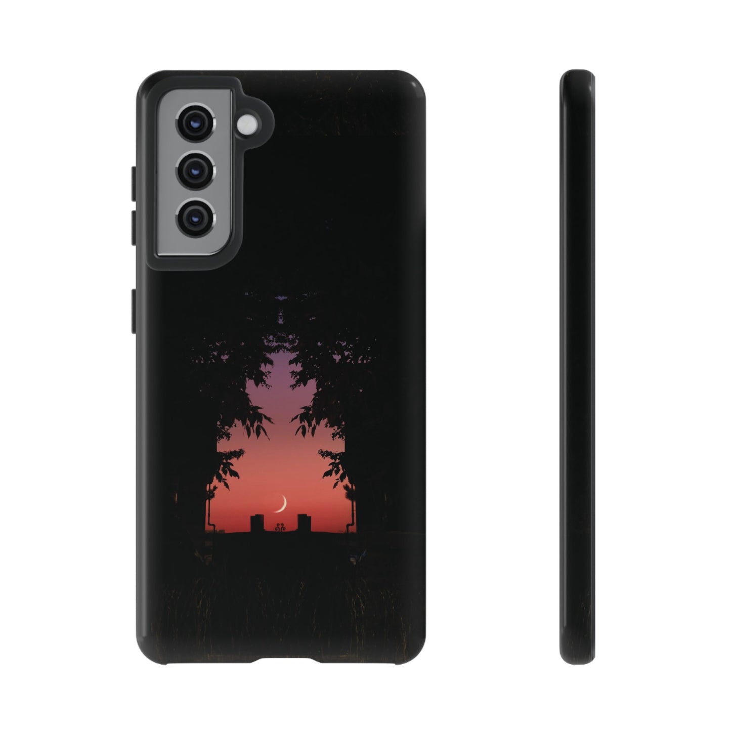 Crescent Night Wallpaper Phone Case | iPhone 15 Plus/ Pro, 14, 13, 12| Google Pixel 7, Pro, 5| Samsung Galaxy S23 All Major Phone Models